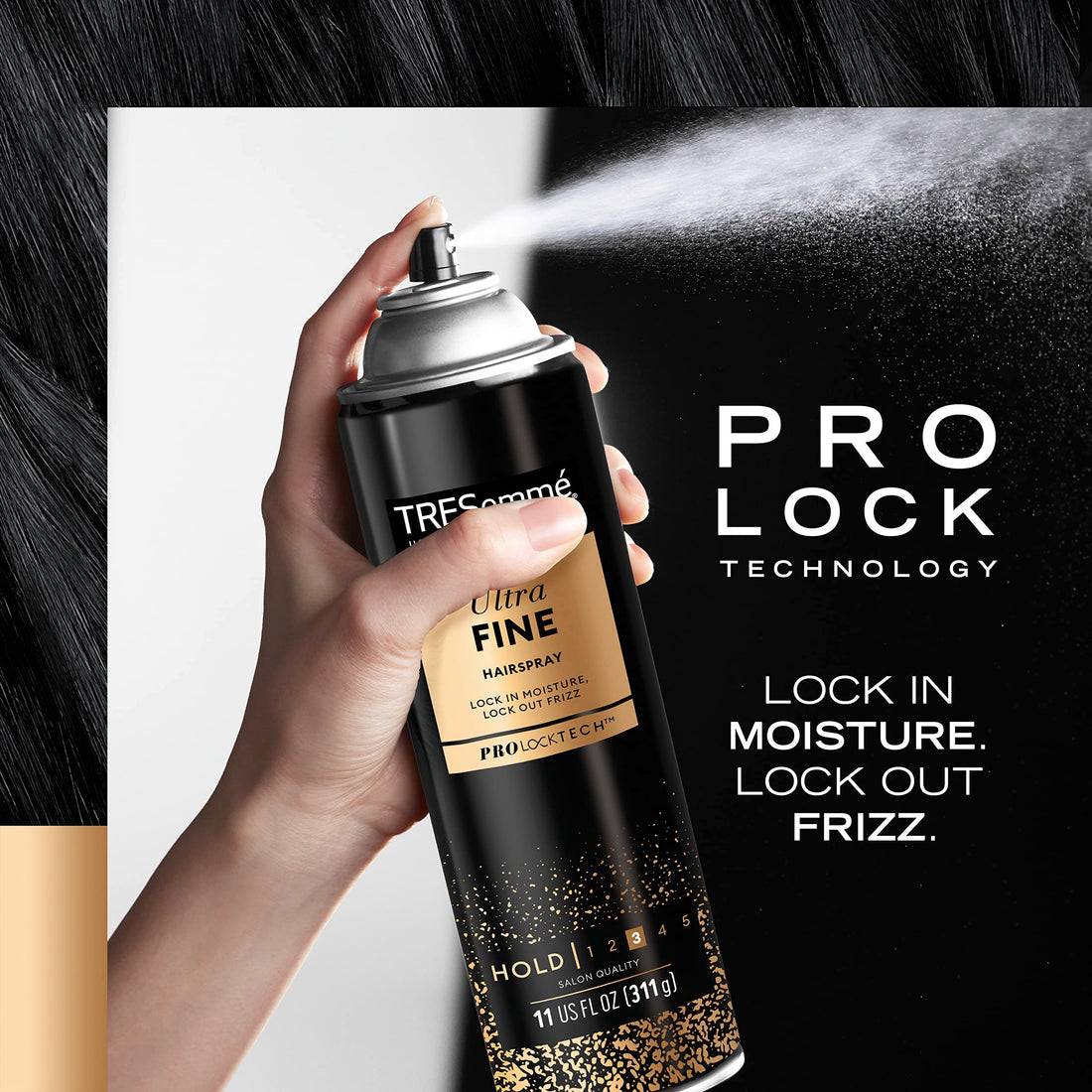 TRESemme Tres Two Aero Hair Spray, Ultra Fine Mist and its Ultra Firm Hold, 11-Ounce Cans (Pack of 6)