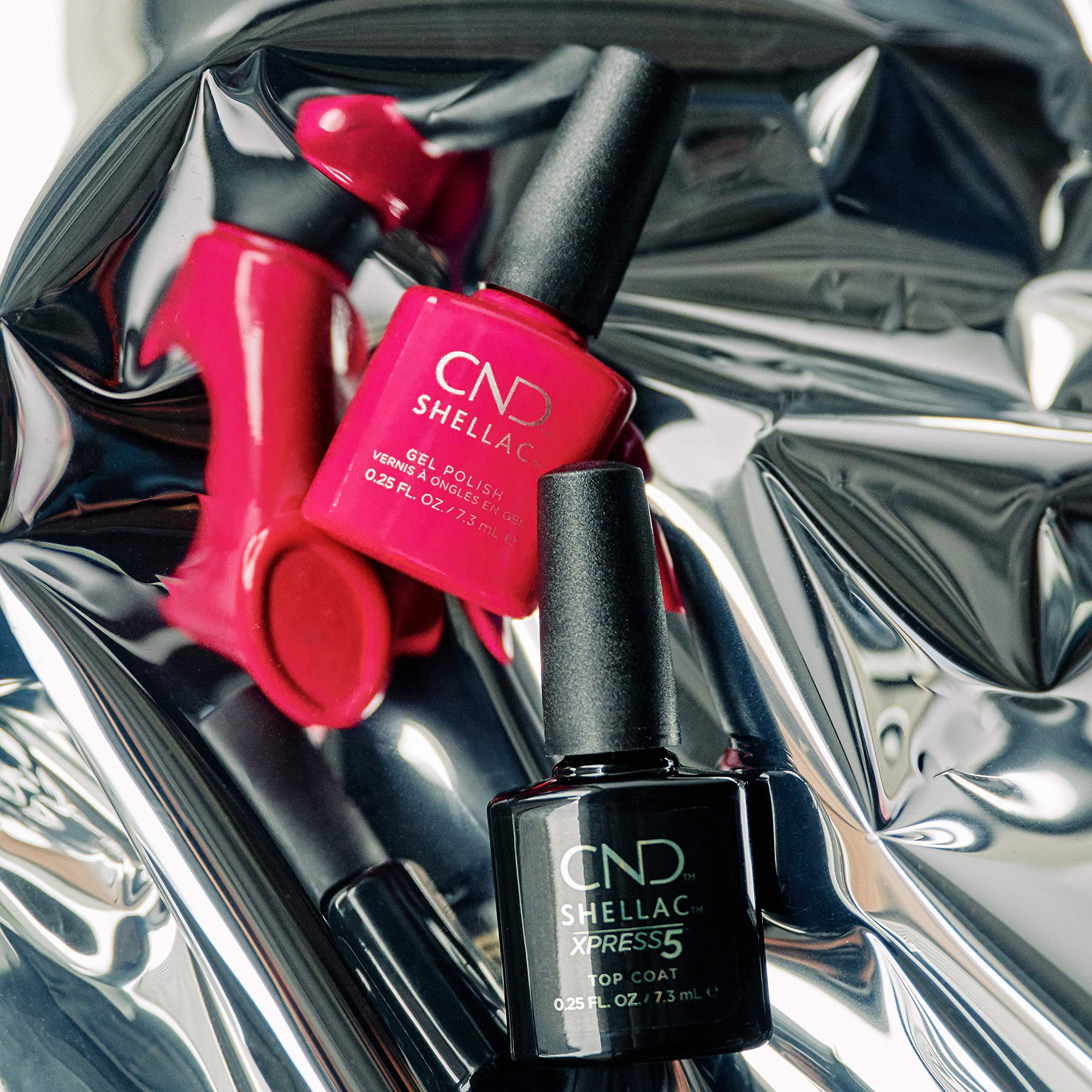 CND Shellac Nail Polish Pink Leggings