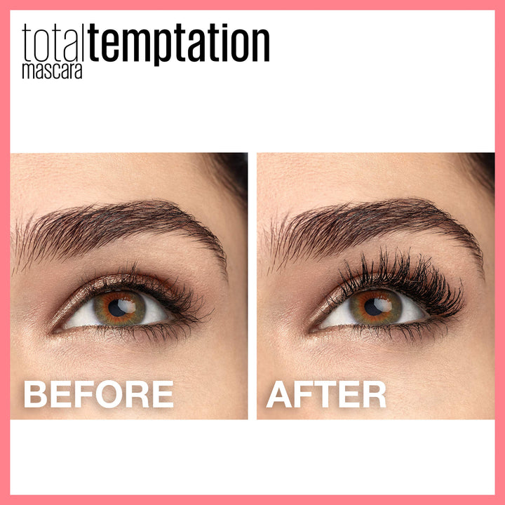 Maybelline New York Total Temptation Washable Mascara, Very Black, 0.27 fl. oz.
