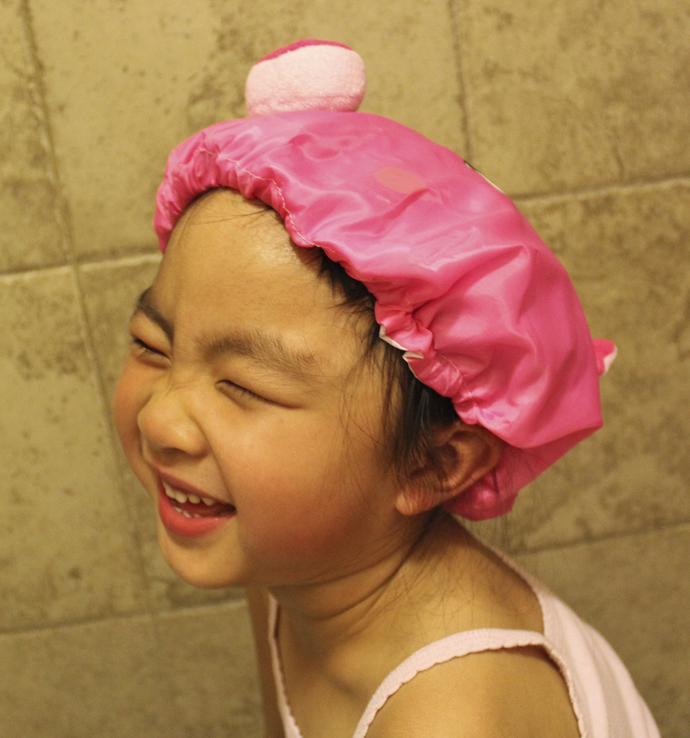 Kid, Piggy : Zoie + Chloe 3D Animal Shower Caps