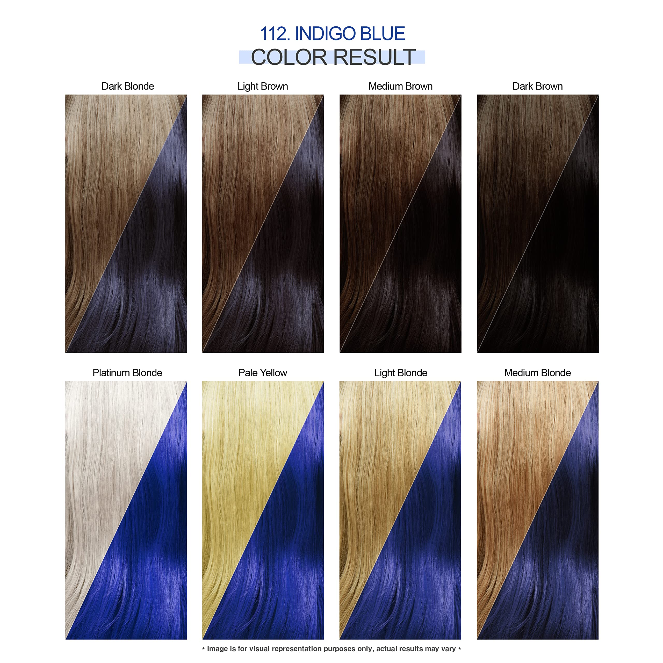 Adore SemiPermanent Haircolor 112 Indigo Blue 4 Ounce (118ml) (2 Pack)