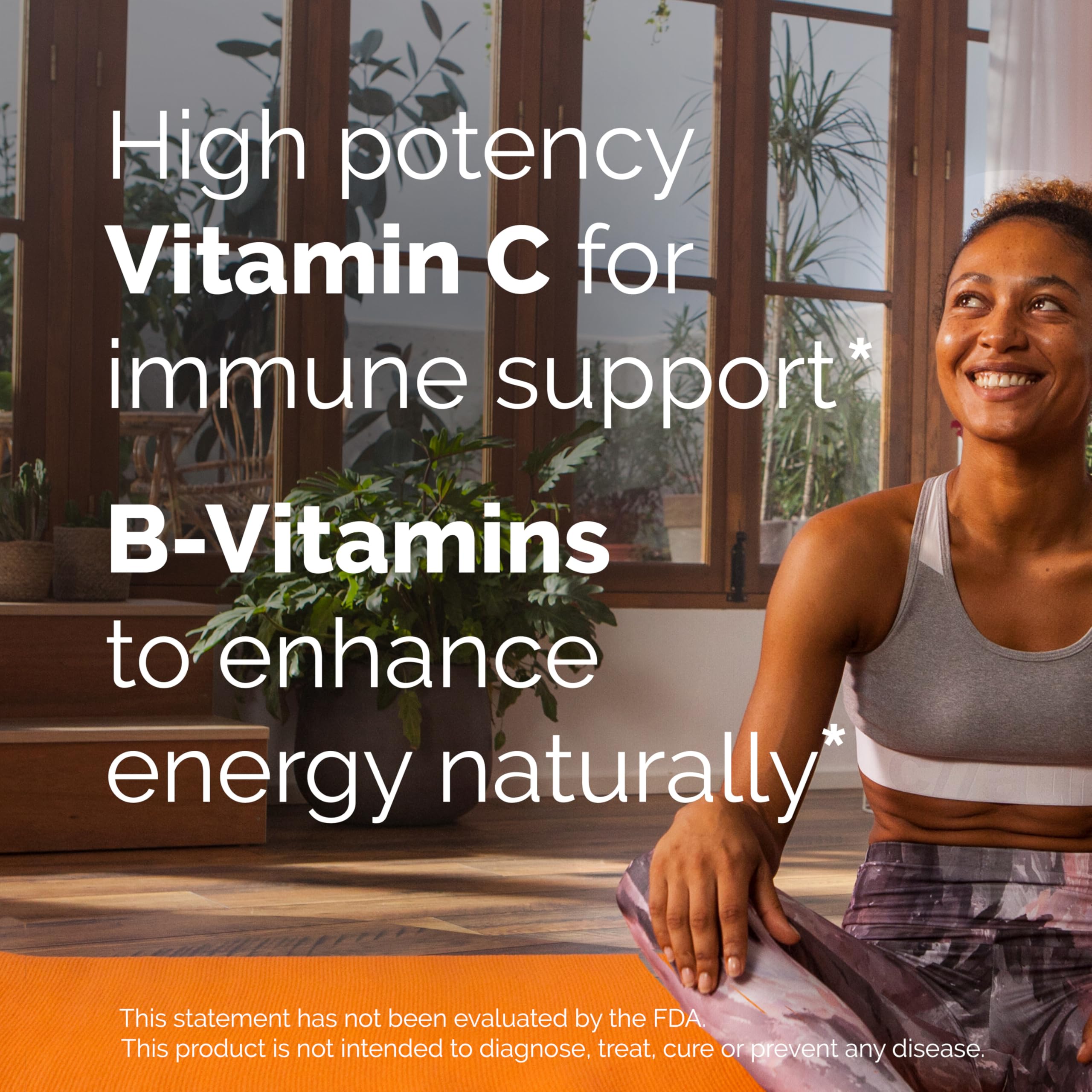 Emergen-C Vitamin C Ashwagandha Drink Mix, Dietary Supplement for Immune Support, Berry Blend - 18 Count