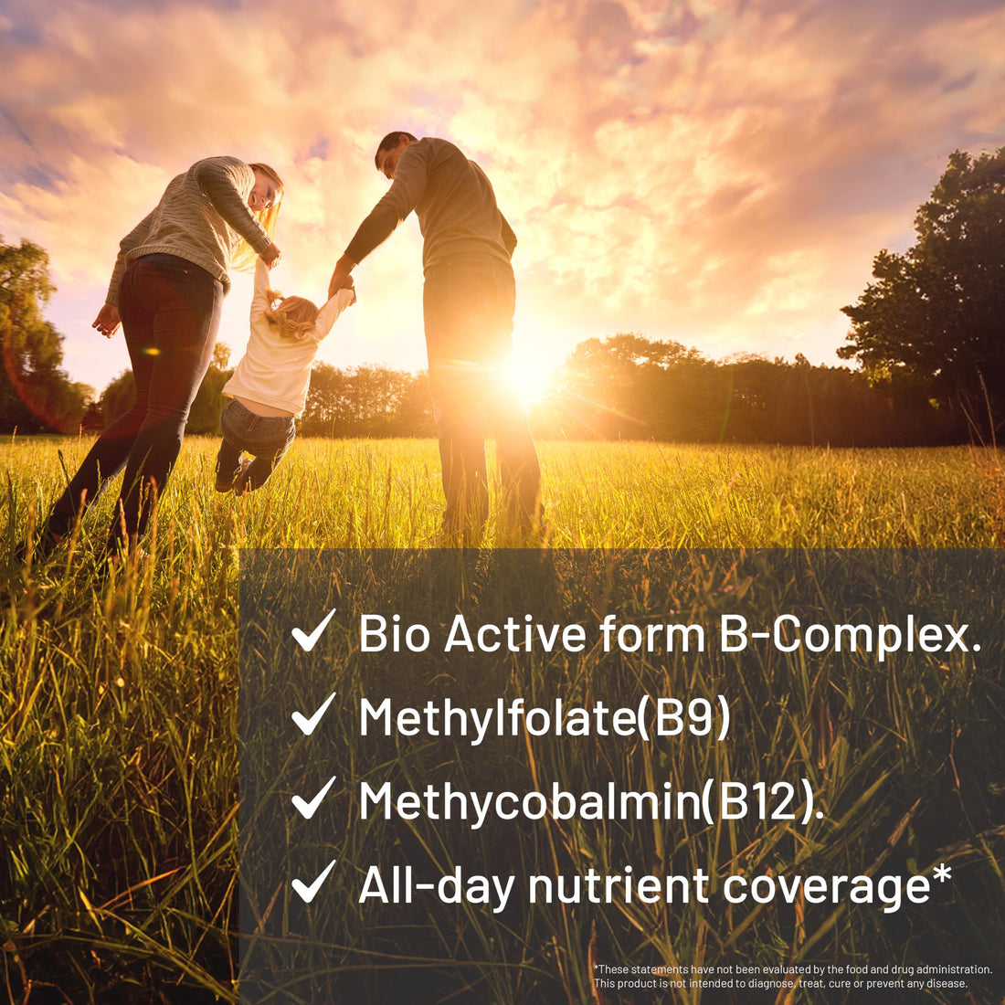 Vitamin B Complex - Active B1, B2, B3, B6, B12, Thiamine, Riboflavin, Niacin, Folate, Biotin, Pantothenic Acid, Inositol by CGM Labs