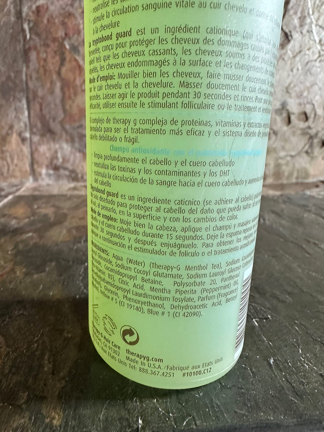 Therapy-G For Thinning or Fine Hair Antioxidant Shampoo, 12 Ounce