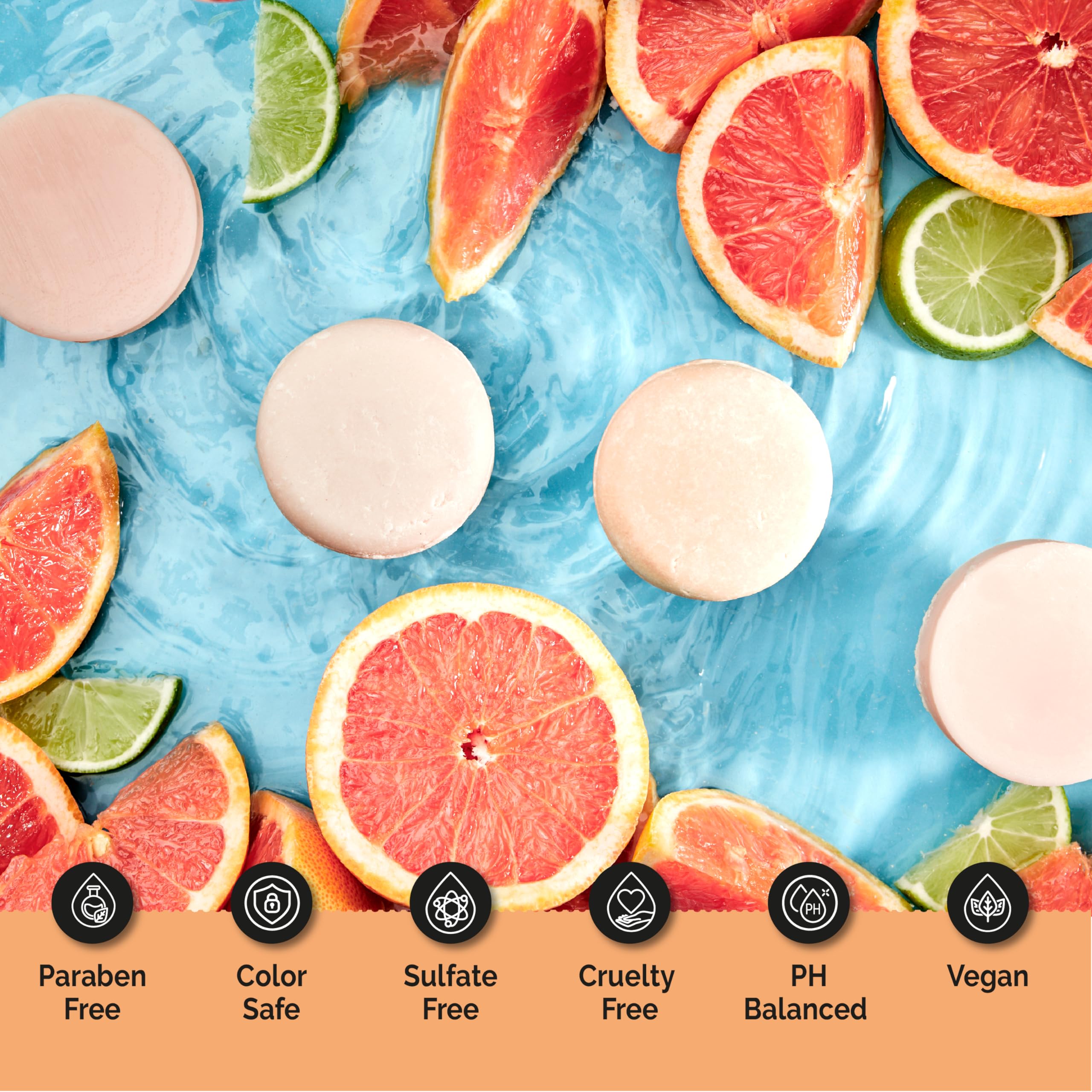 BOOTLEG BATH Hydrating Shampoo and Conditioner Bar with Sea Buckthorn Oil and Aloe Vera Extract, Vegan, Sulfate-Free, Phthalate-Free, Paraben-Free, Eco Friendly, 2.2 oz bar