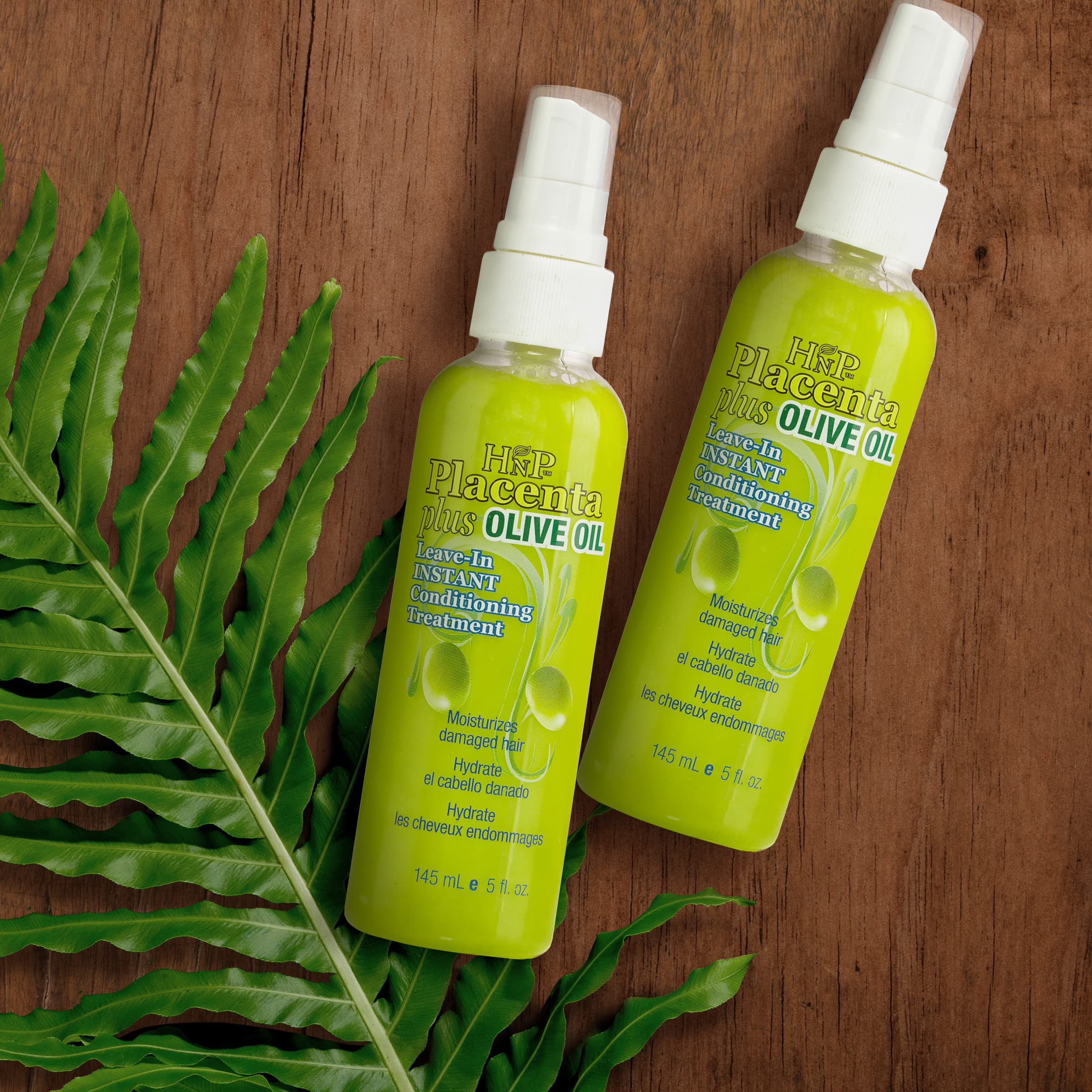 Hask Placenta Leave-In Cond. Treatment W/Olive Oil 5oz