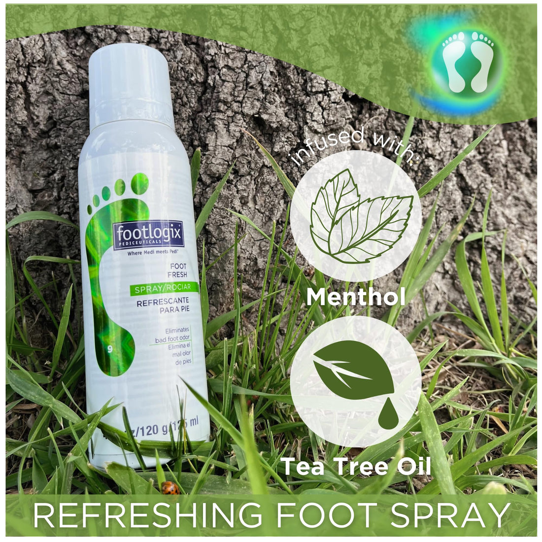Footlogix Foot Deodorant Spray, 125ml
