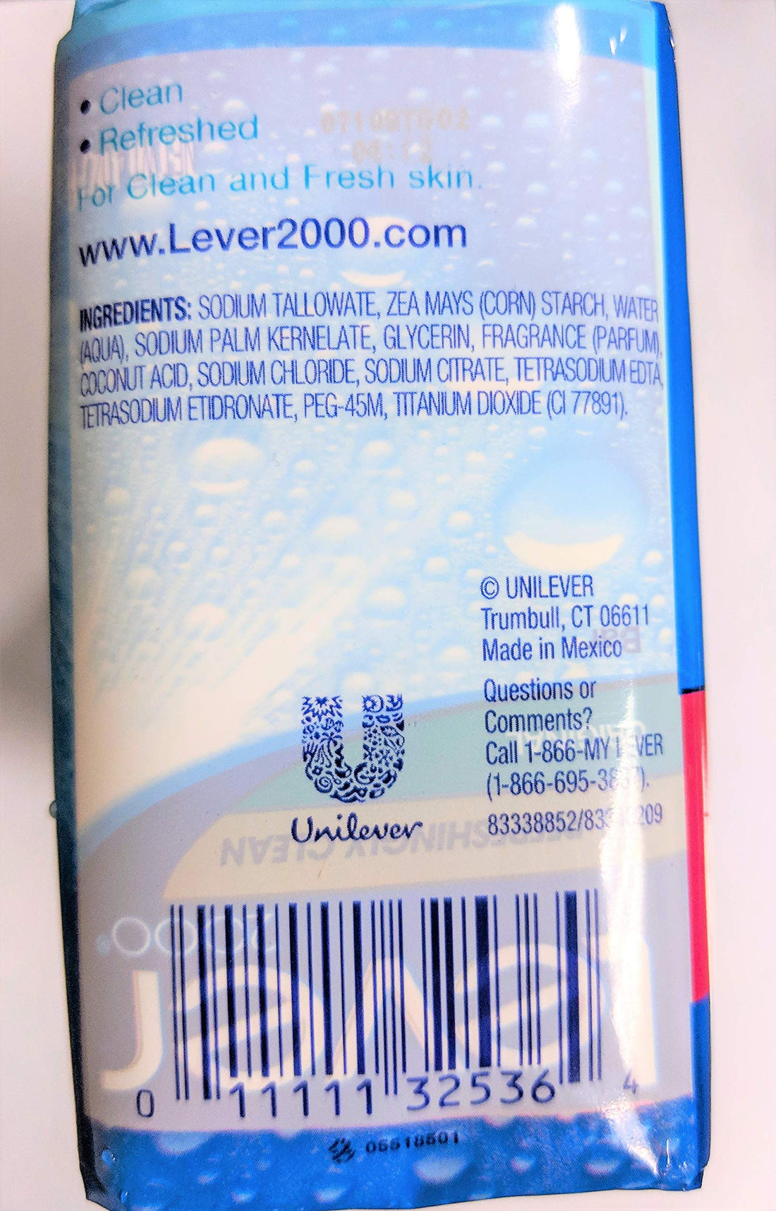 Lever 2000 Bar - Original - 4 oz - 6 ct