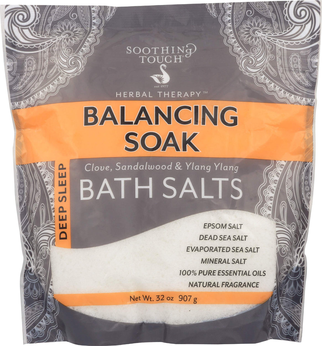 Clove, 32 Ounce: Soothing Touch Balancing Soak Bath Salts Pouch, Clove, 32 Ounce