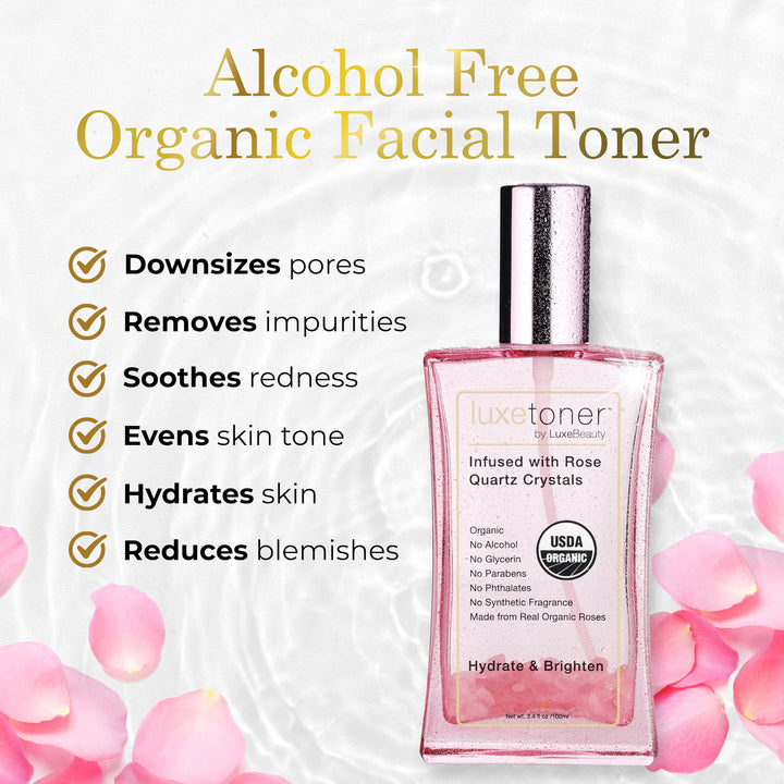 Luxe Beauty Organic Rose Quartz Toner
