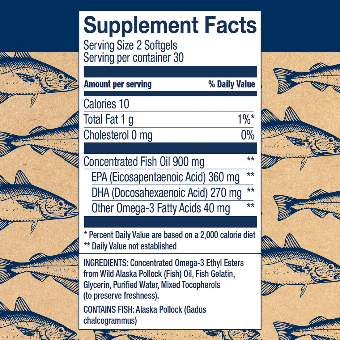 Wiley's Finest Wild Alaskan Fish Oil Easy Swallow Minis - Omega-3 Fish Oil Supplement for Adults and Kids - Double-Strength 630mg EPA and DHA Natural Supplement - 60 Mini Softgels (30 Servings)