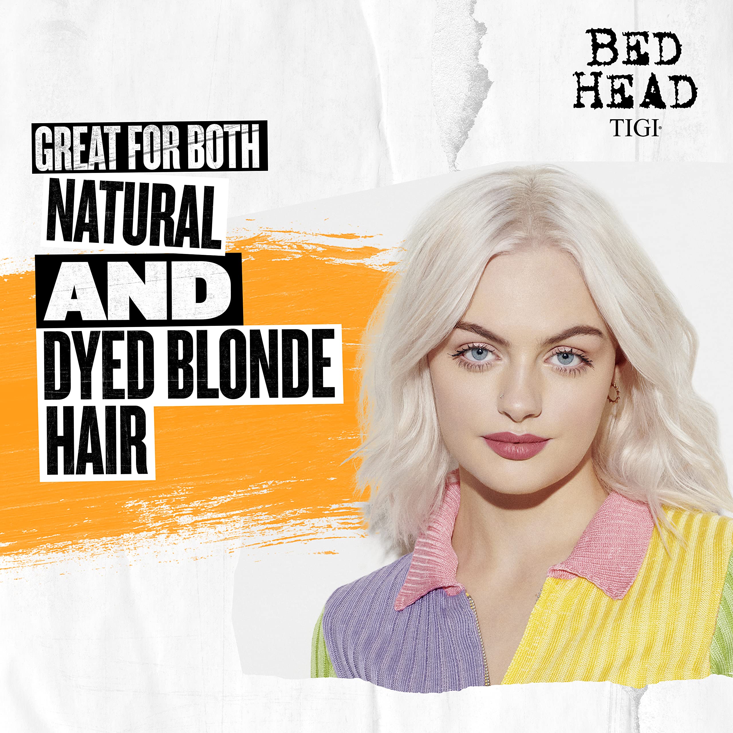 TIGI Bed Head Shampoo & Conditioner For Damaged Blonde Hair Serial Blonde With Hydrolyzed Keratin 2 x 25.36 fl oz