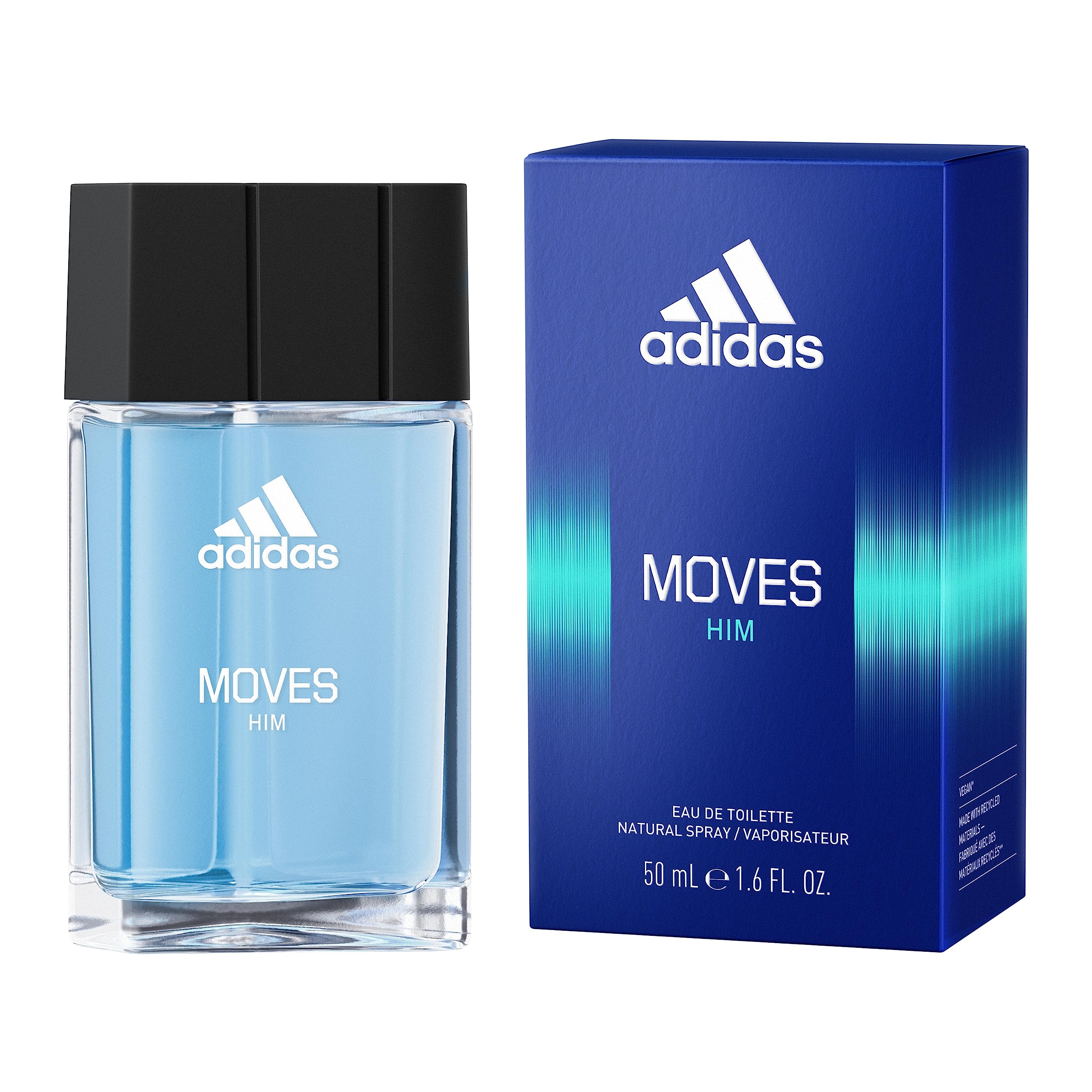 Adidas Moves for Men Eau de Toilette Spray 1.7 oz