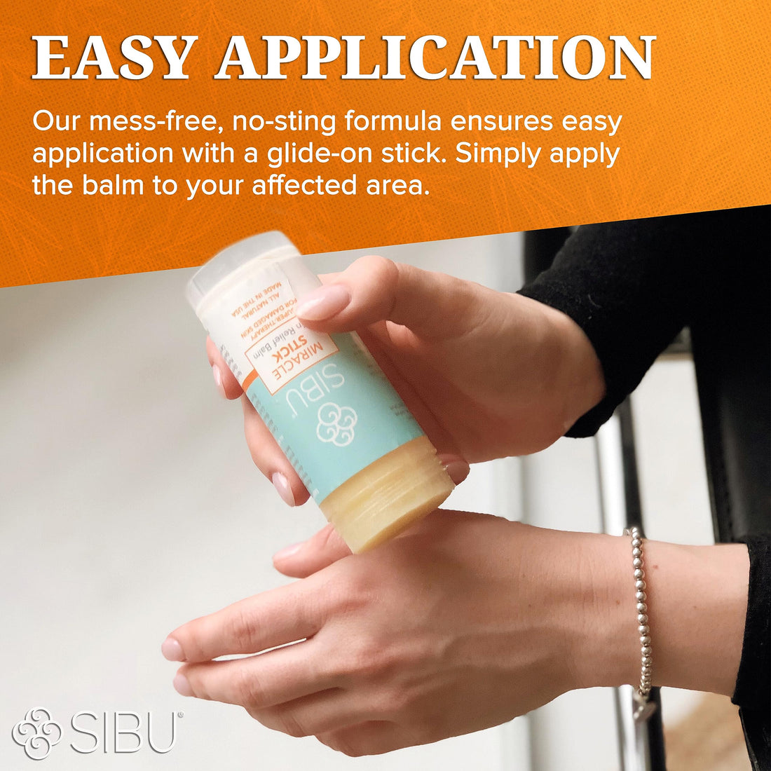 sibu Miracle Stick, Made with Premium Himalayan Sea Buckthorn (1-Year Supply) – Great for Dry Skin, Bug Bites, Sunburn, Windburn, and Chafing