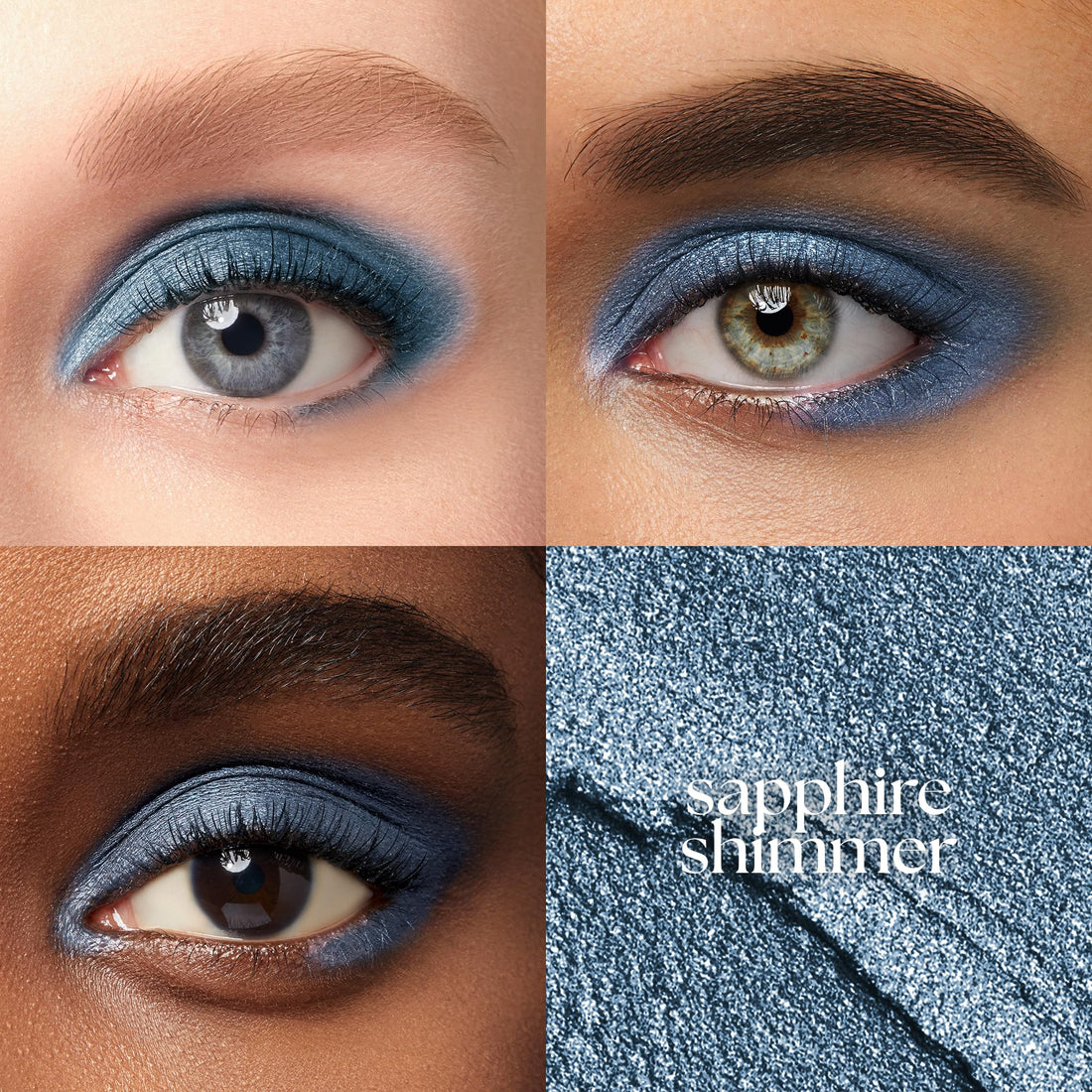 Julep Twice As Nice Eyeshadow Stick and Eyeliner Duo | Includes Eyeshadow 101 Creme-to-Powder Waterproof Shadow Stick, Sapphire Shimmer and All-Day Gel Eyeliner Pencil, Blackest Black