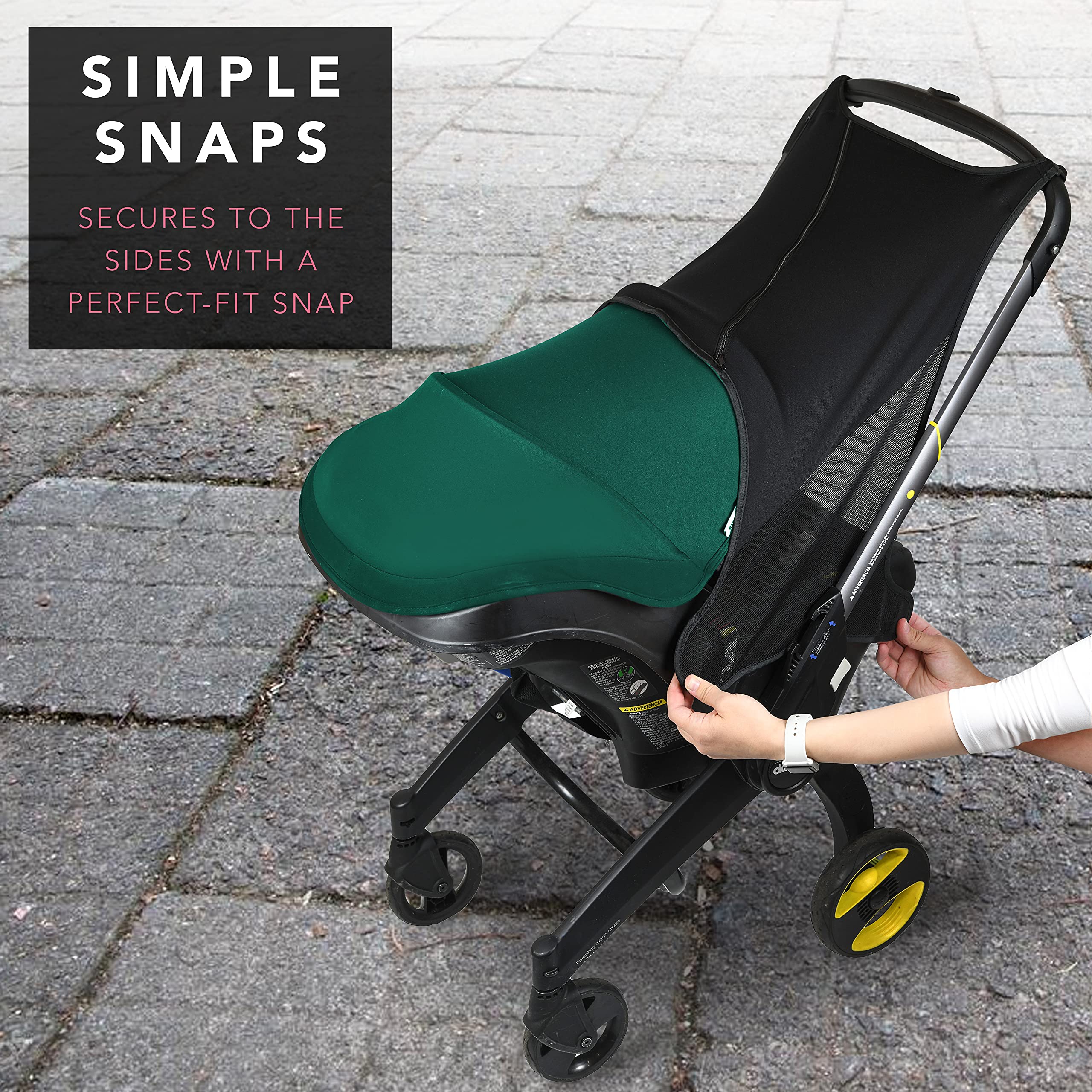 Baby & Beyond's, Sunshade Extension, Compatible with Doona Infant car seat Stroller