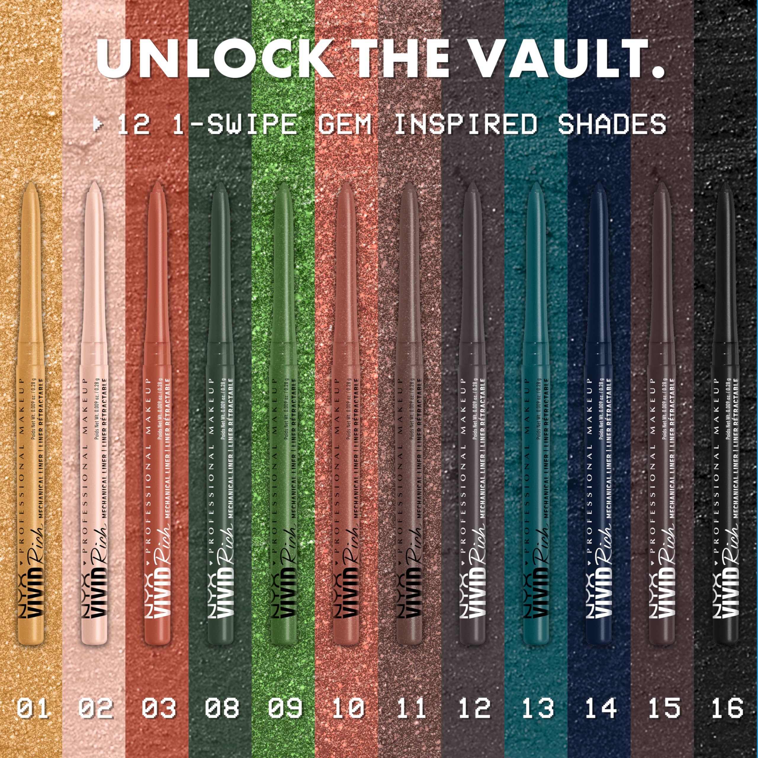 Nyx Professional Makeup Retractable Eye Liner Deep Blue