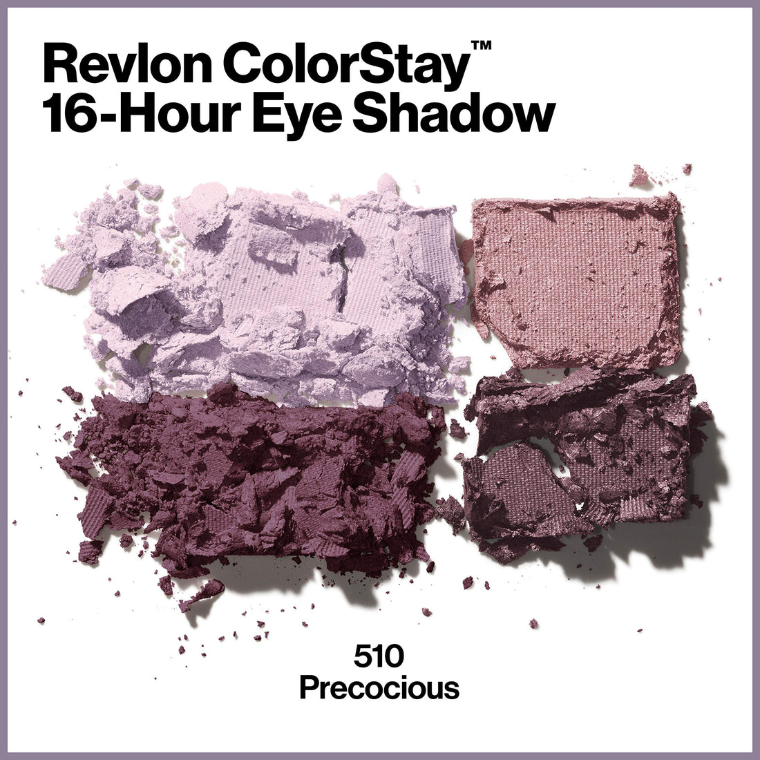 Revlon ColorStay 16 Hour Eyeshadow Quad with Dual-Ended Applicator Brush, Longwear, Intense Color Smooth Eye Makeup for Day & Night, Precocious (510), 0.16 oz
