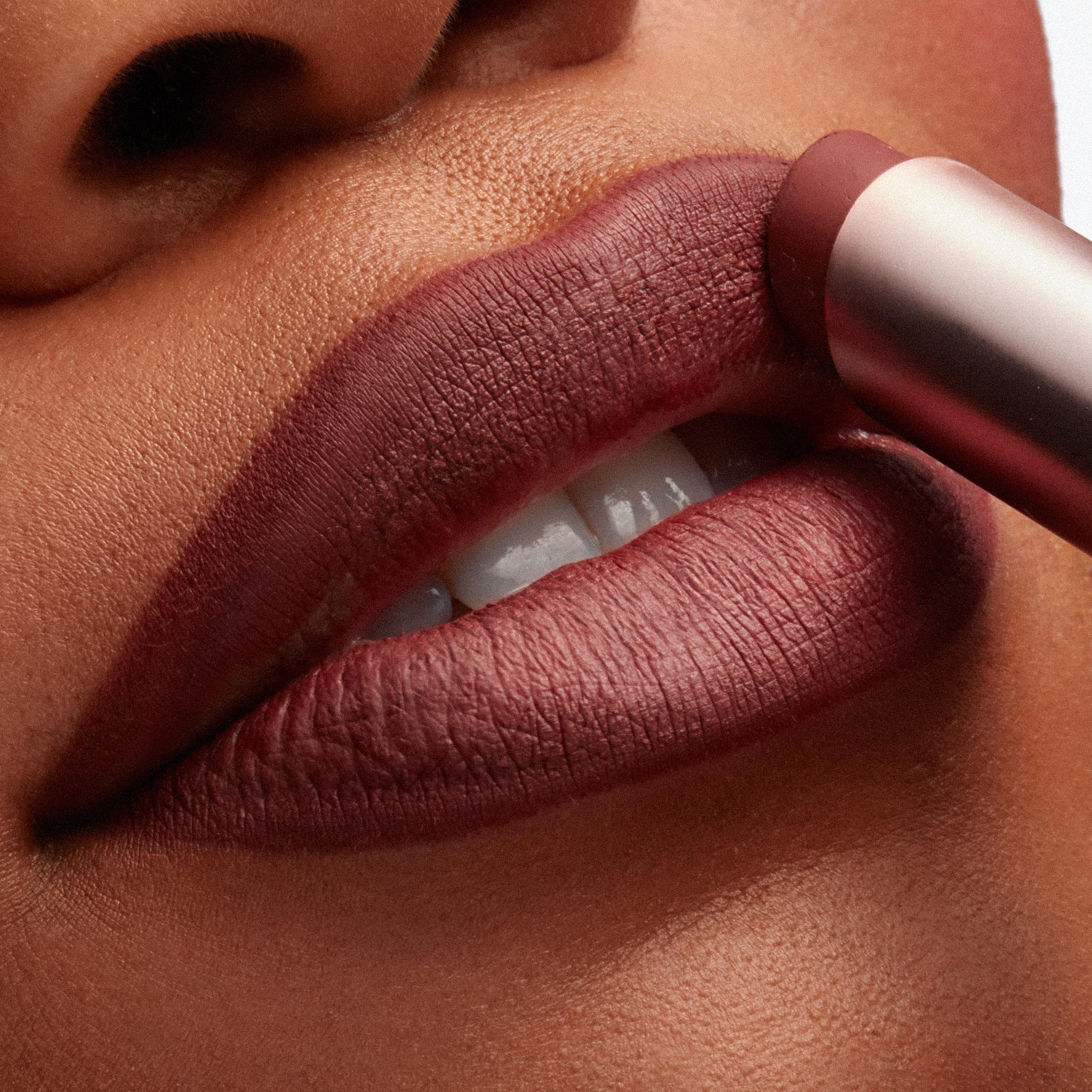 ColourPop PowerPout Matte Lipstick - Transfer-Proof Lip Makeup with 8HR Wear, Ultra-Pigmented Formula & Comfortable, Non-Drying Matte Finish - Dirty Chai (0.11 oz)