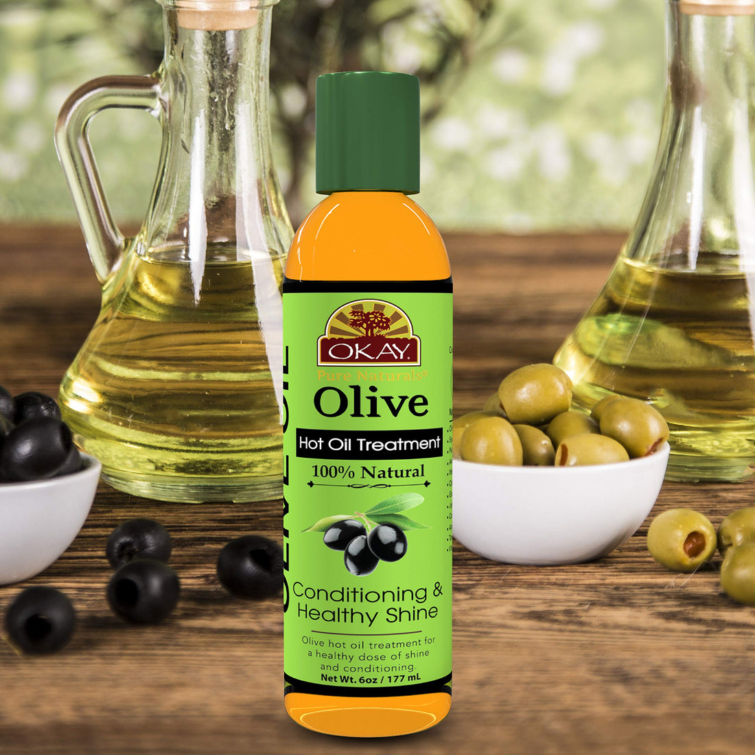 Okay Olive and Hot Oil for Treatment, 6 Ounce