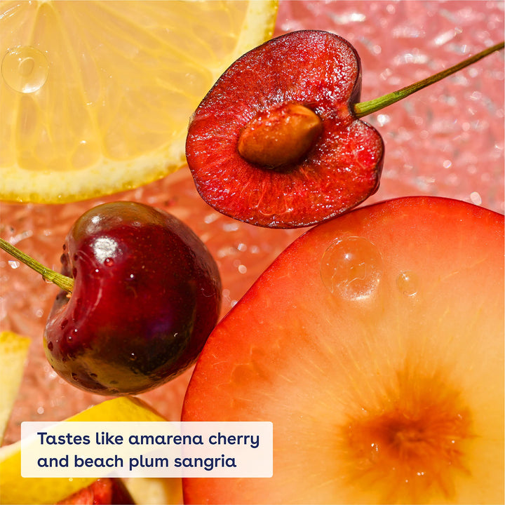 eos Sunset Sips Lip Butter Tube- Wild Cherry Slushie, 24-Hour Moisture, Overnight Lip Mask, Lip Care Products, 0.35 fl oz