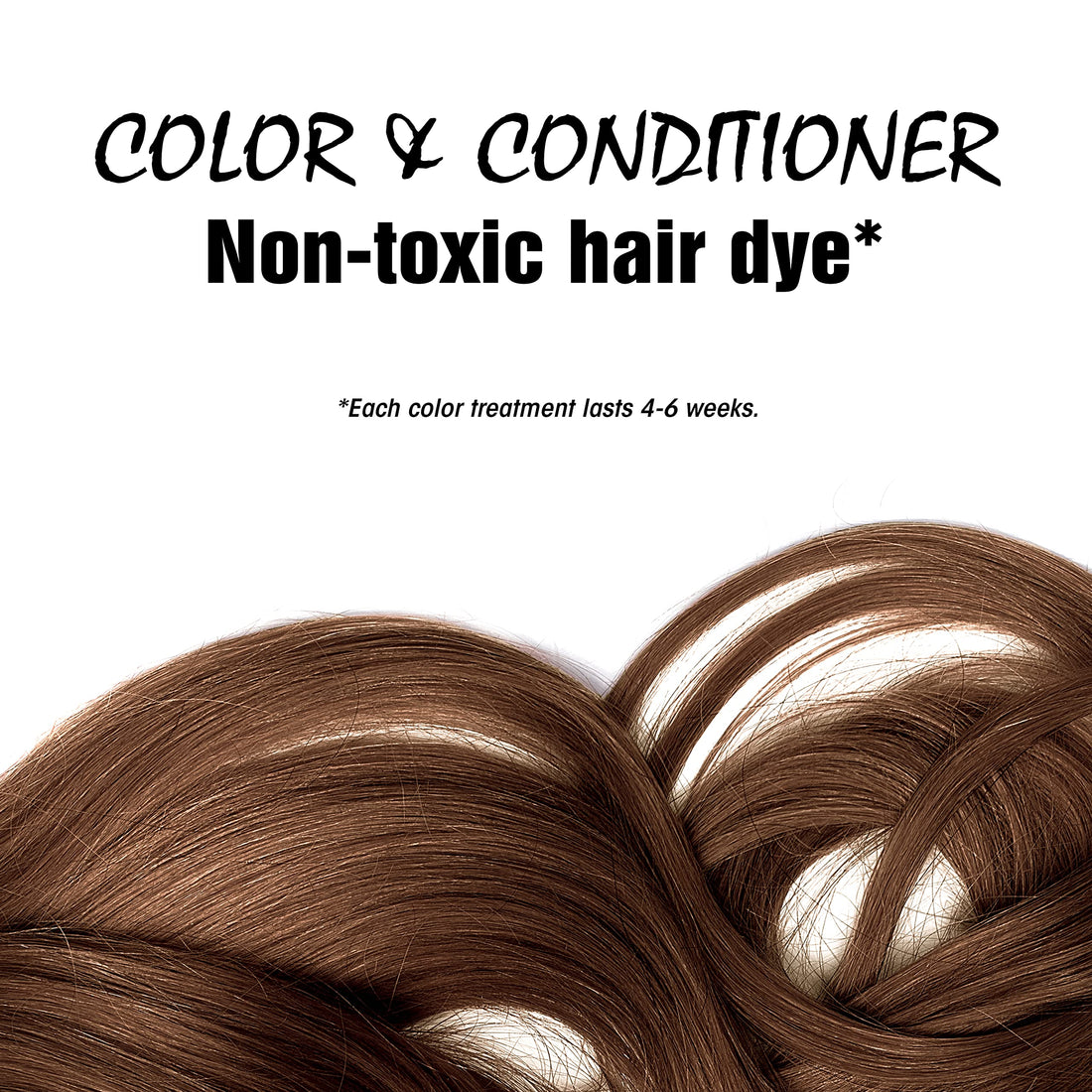 Light Mountain Natural Bulk Hair Color and Conditioner, Medium Brown, 16 Ounce