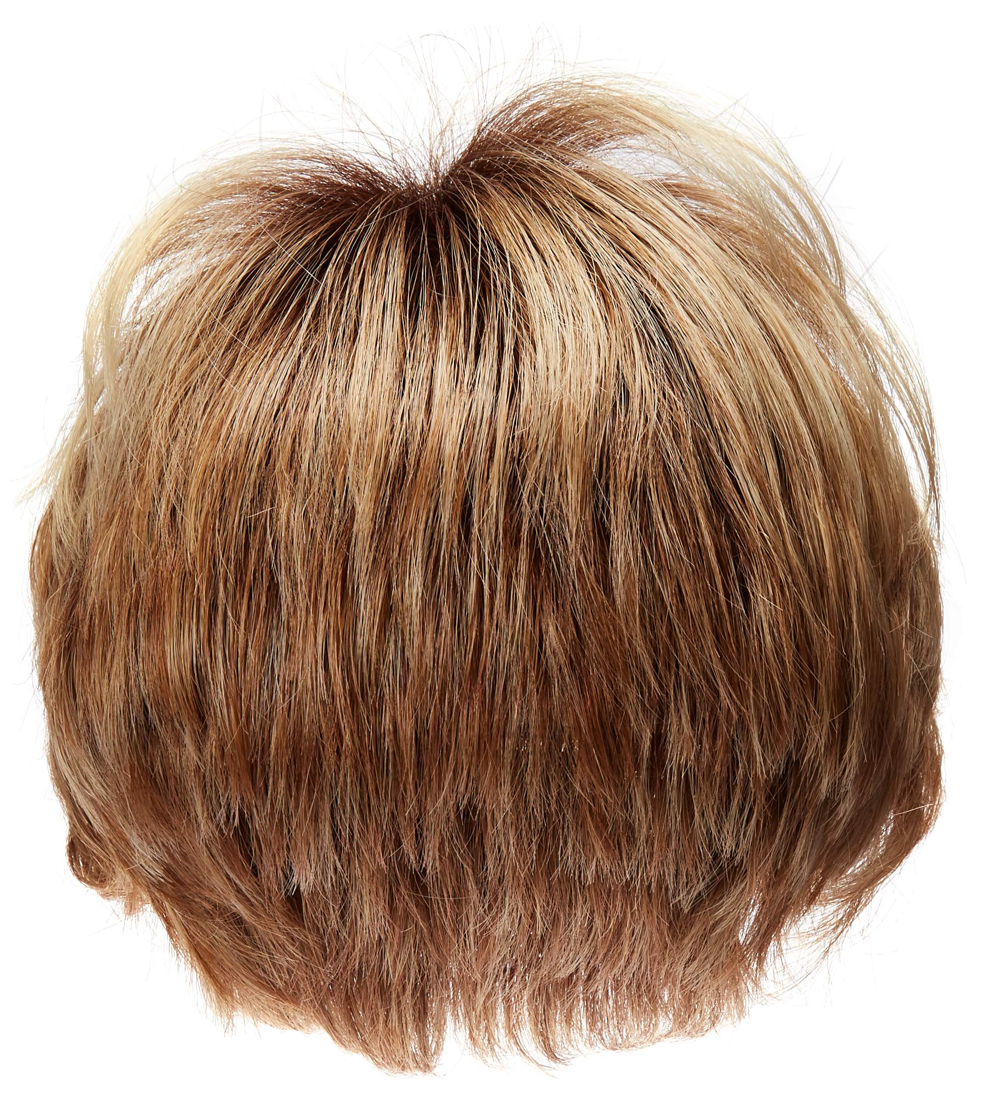 Glazed Sand: Textured Cut Wig Color R1621S+ Glazed Sand - Hairdo Wigs Short Feathered Modern Tru2Life Heat Friendly Synthetic Wispy Bang