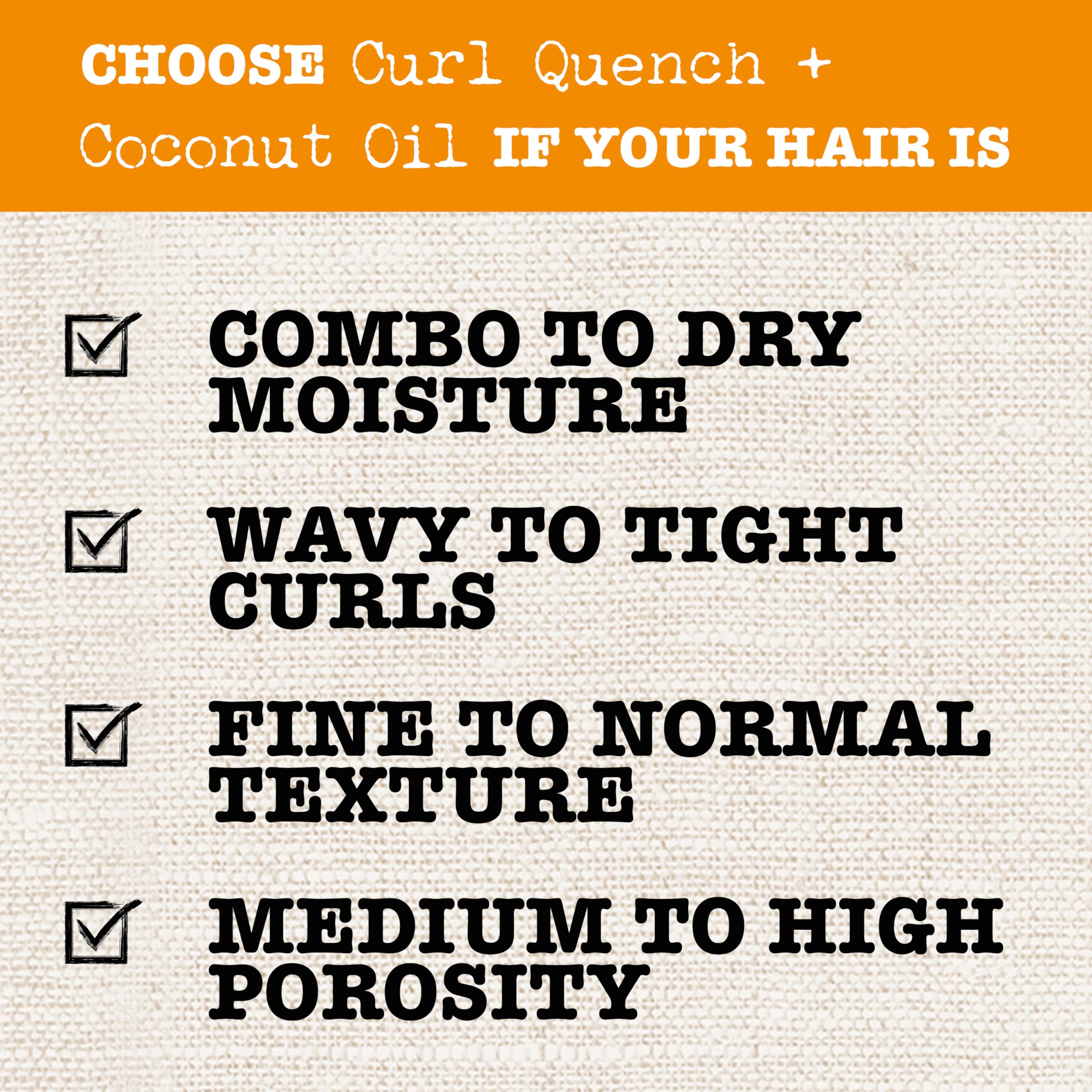 Maui Moisture Curl Quench + Coconut Oil Conditioner, 13 Ounce