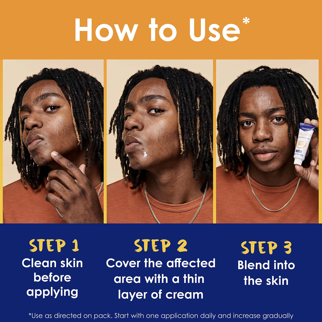 Clearasil Stubborn Acne Control 5in1 Spot Treatment Cream, Maximum Strenght with 10% Benzoyl Peroxide, Acne Medication, 1 oz