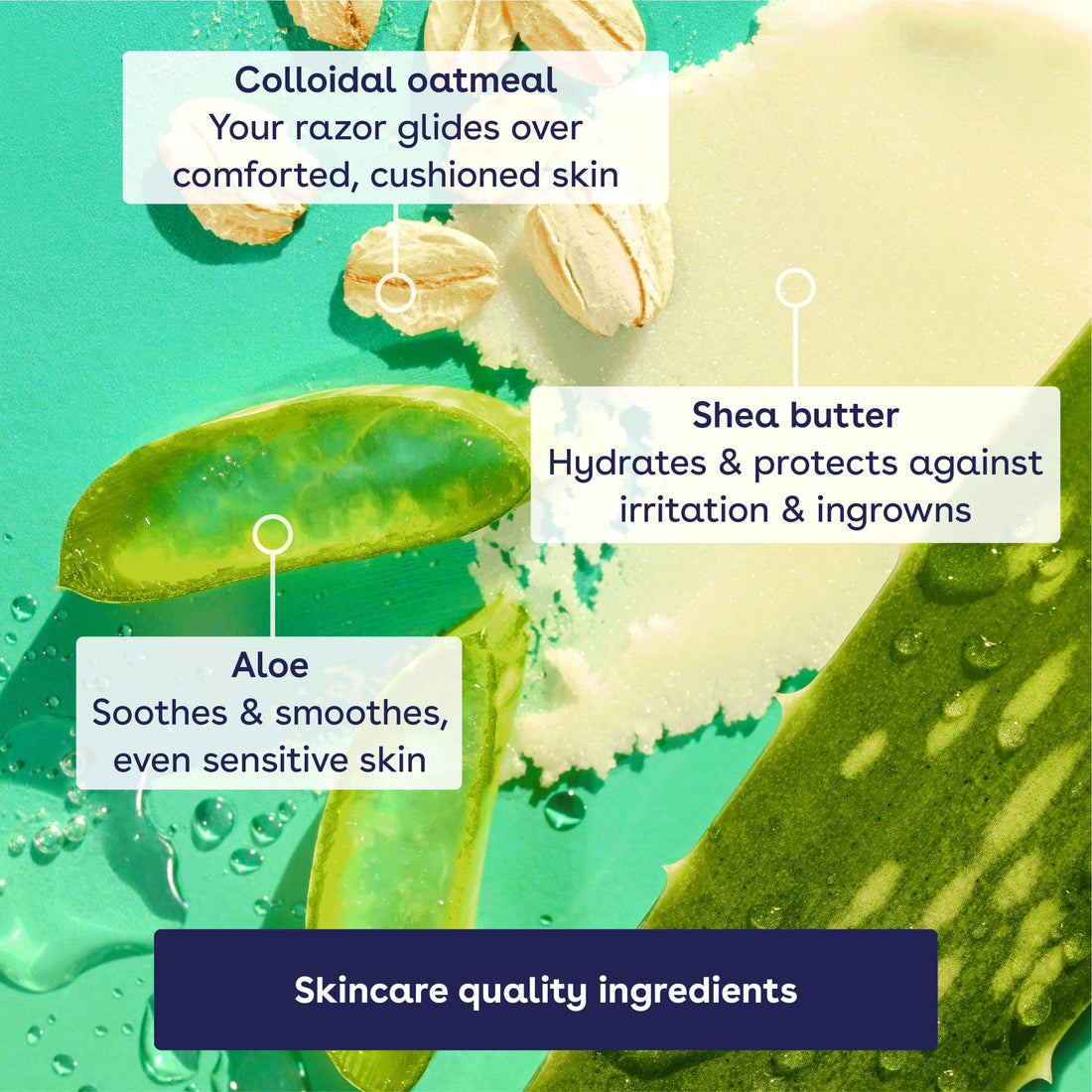 eos UltraProtect™ Men’s Shave Cream- Fresh Woods, 24-Hour Hydration, Non-Foaming Formula, 7 fl oz