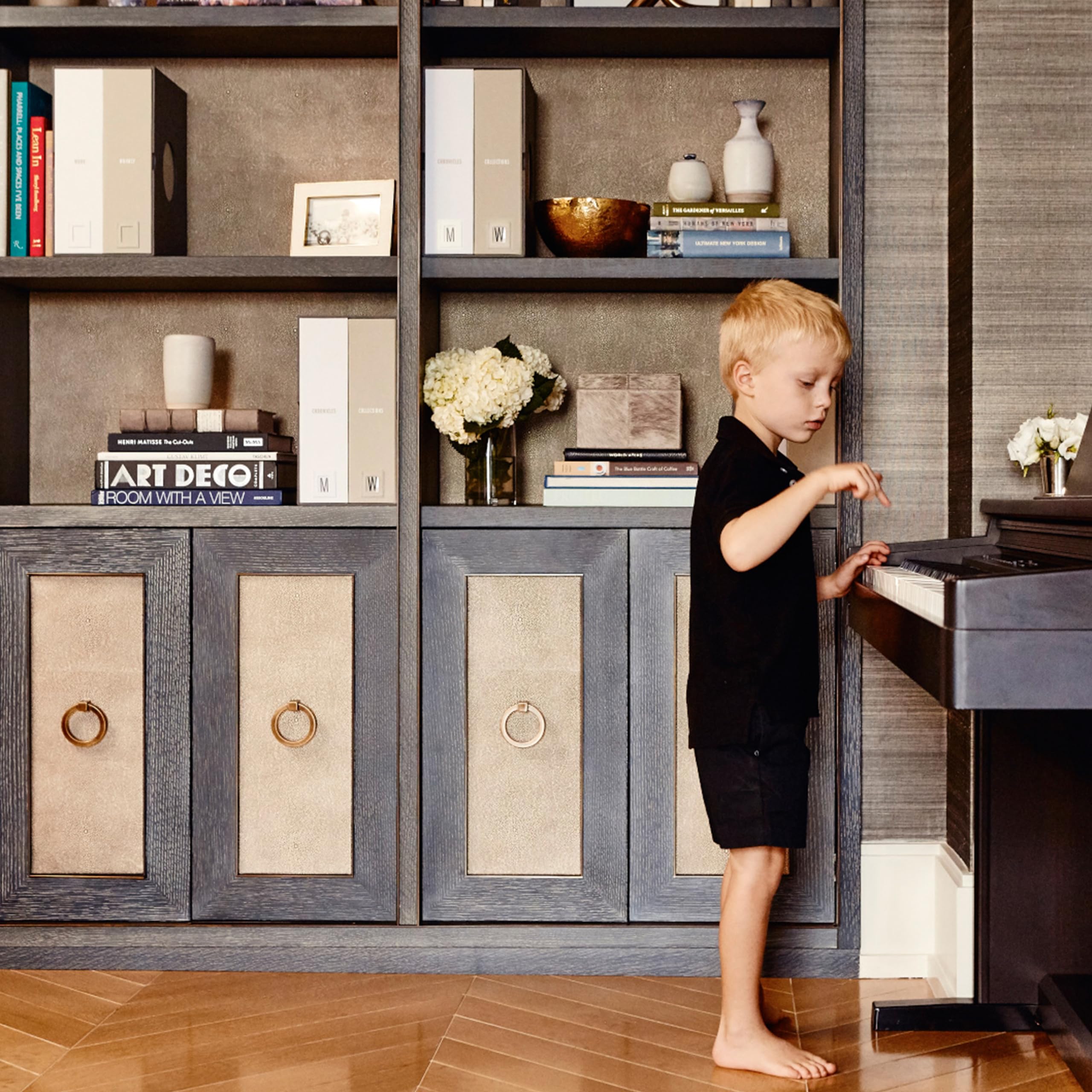 Savor | The Original Deluxe Keepsake Box | Fabric Bound Acid-Free Gender-Neutral Minimalist Newborn Keepsake and Memory Organizer with Labels | For Pregnancy, Mother's Day, Baby Shower, New Baby