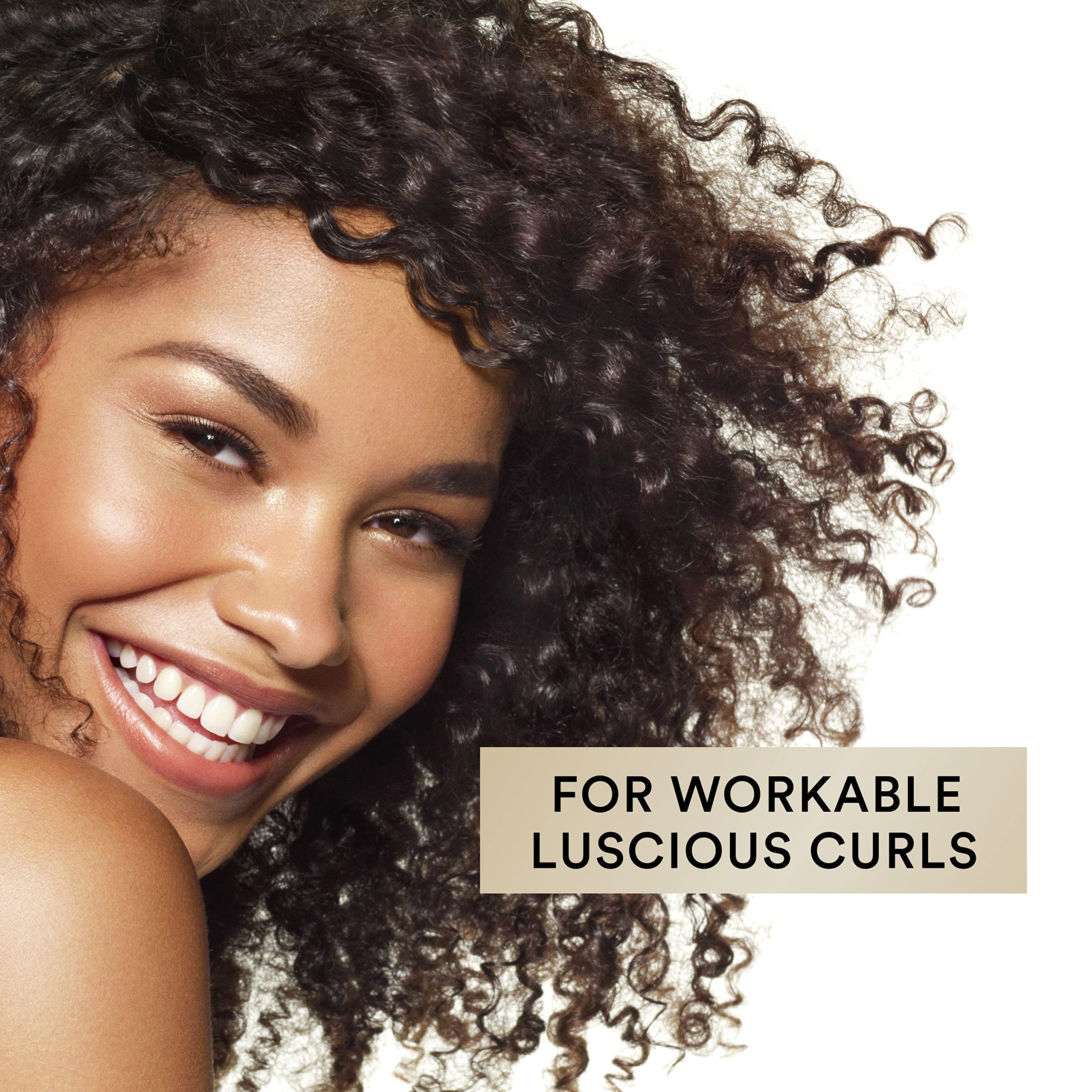 Suave Pink Luscious Curls Conditioner For Luscious Curls Curls Defining Curl Conditioner With Amino Acid Complex 16.5 oz