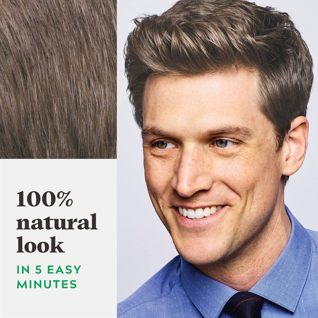 Just for Men Shampoo-In Hair Color Light-Medium Brown H-30 1 Application (Pack of 3) - Packaging May Vary