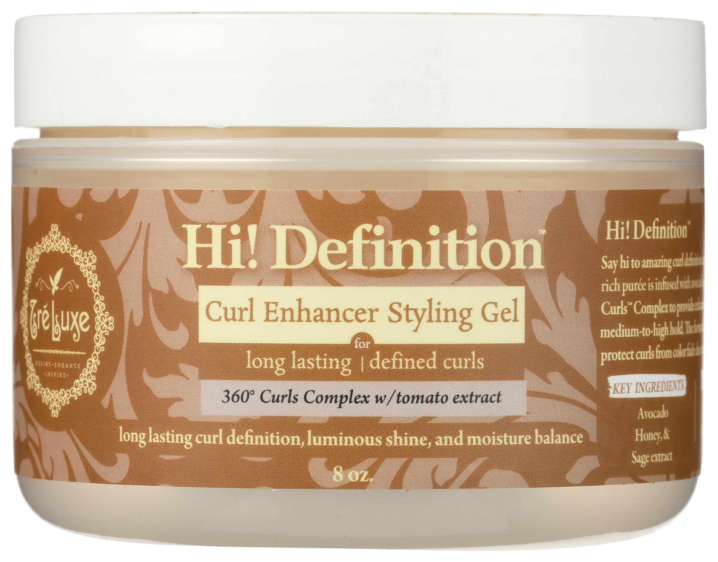 Treluxe, Styling Gel High Definition Curl, 8 Ounce