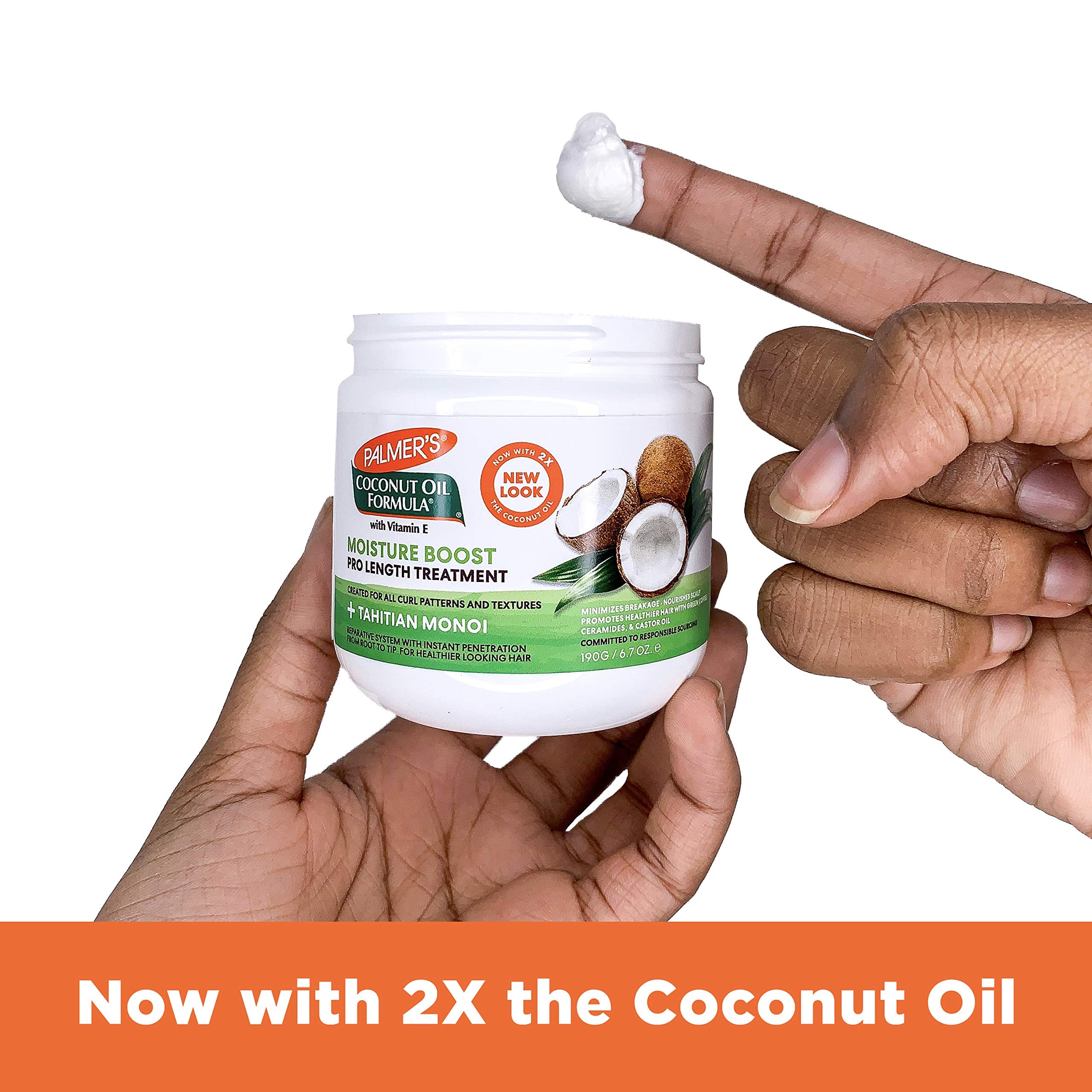 Palmer's Coconut Oil Formula Moisture Boost Pro Length Hair & Scalp Treatment, 6.7 Ounce