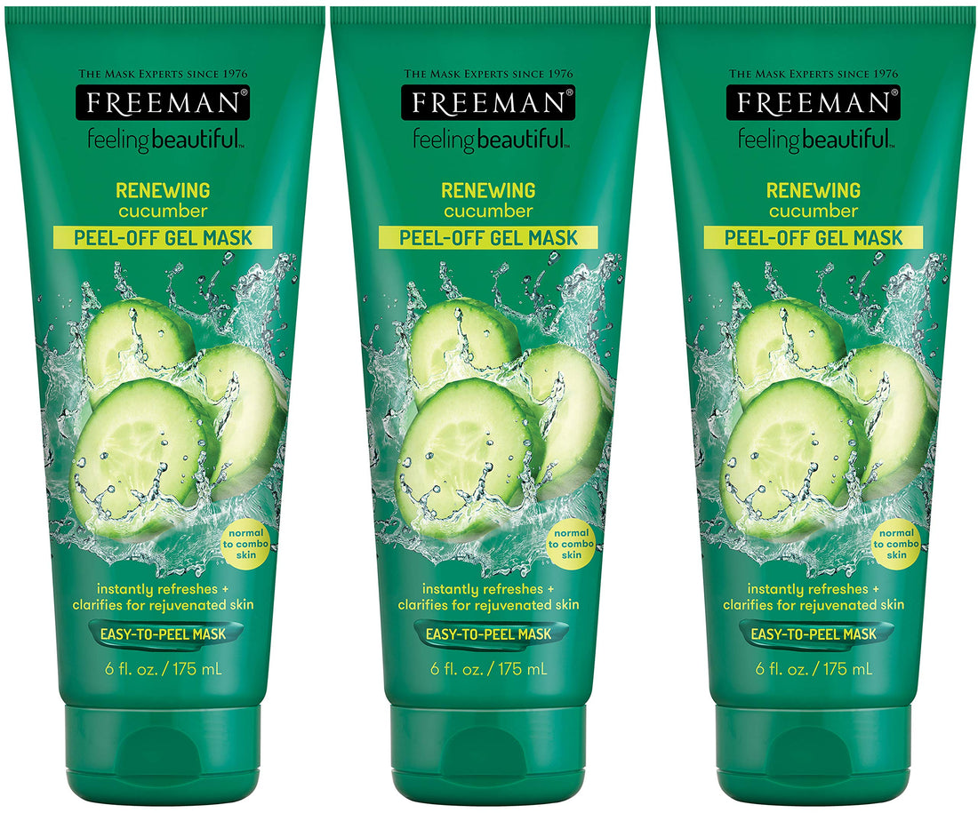 Freeman Freeman Facial Peel-Off Mask With Cucumber 6 oz. (Pack of 3) AD