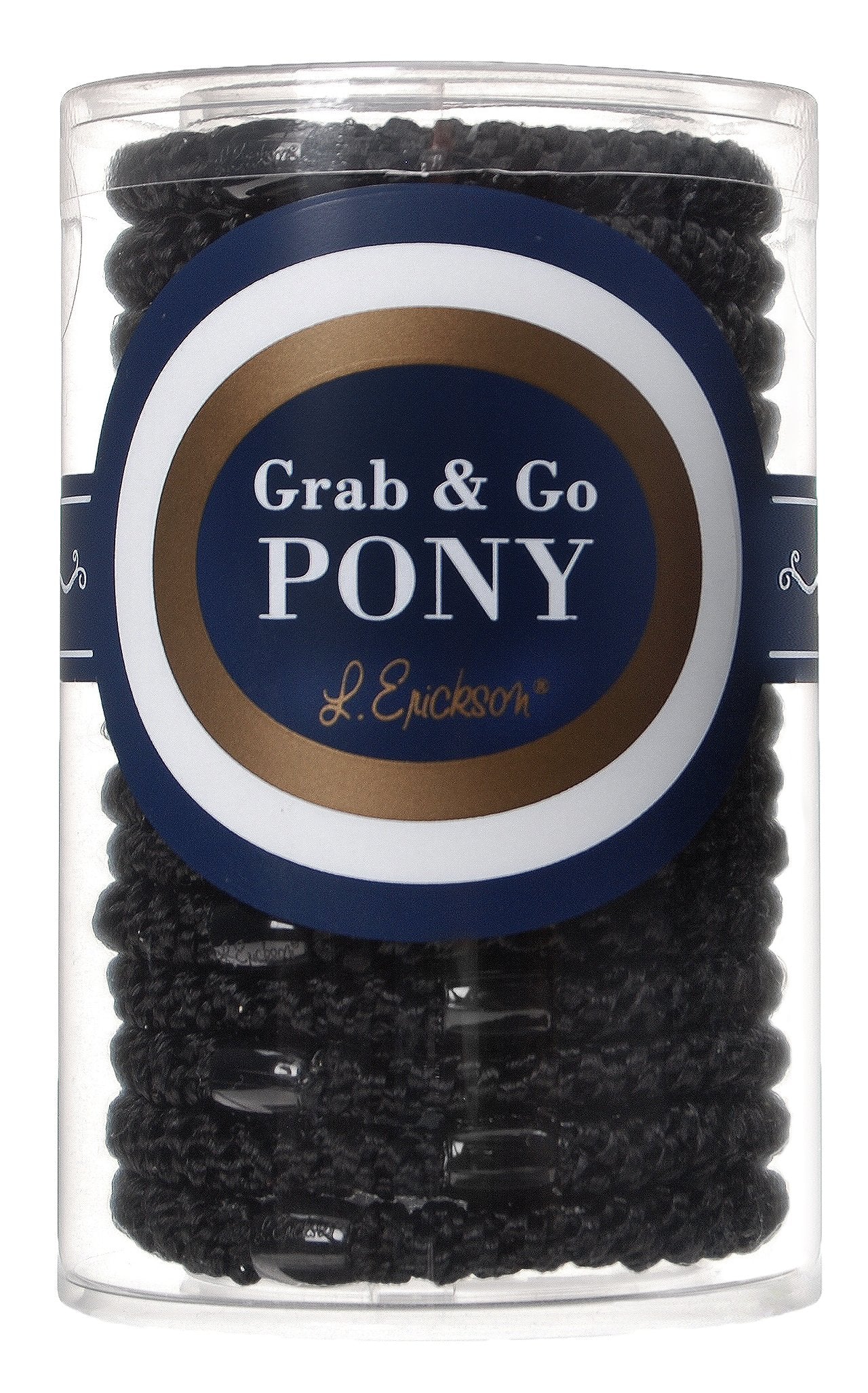 L. Erickson Grab & Go Pony Tube - Black
