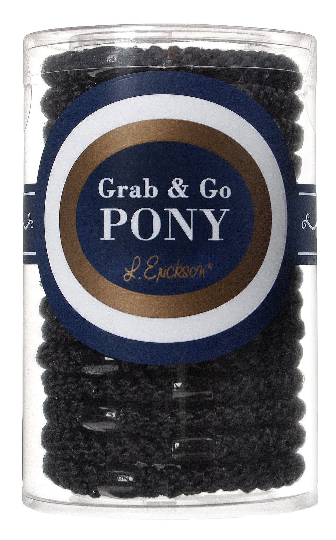 L. Erickson Grab & Go Pony Tube - Black