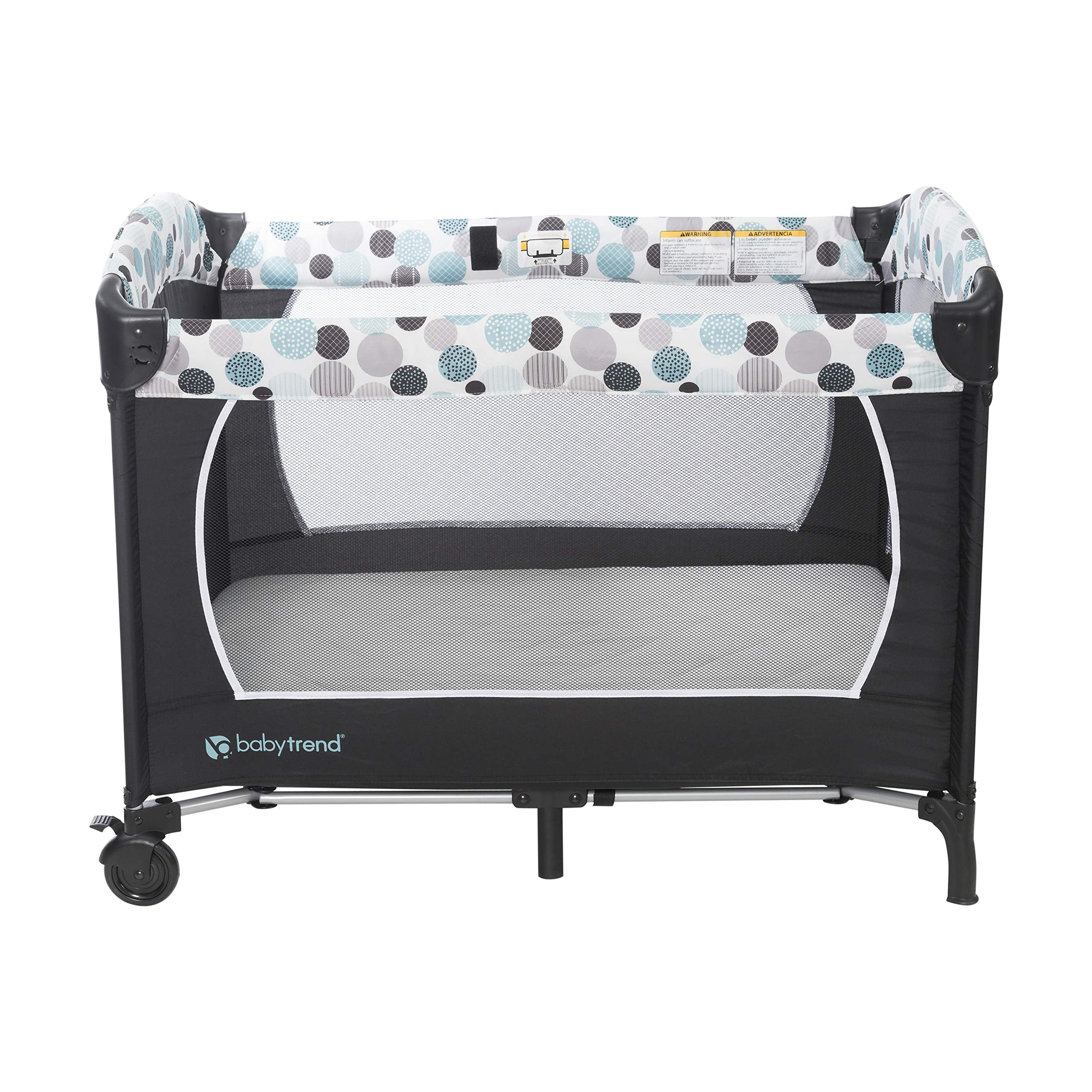 Gray Pack 'n Play Quilted Mattress Sheet - Ultra-Soft, Comfortable Portable Crib Mattress Sheet for Boys & Girls; Playpen or Mini Crib Fitted Sheet with Quilted Top