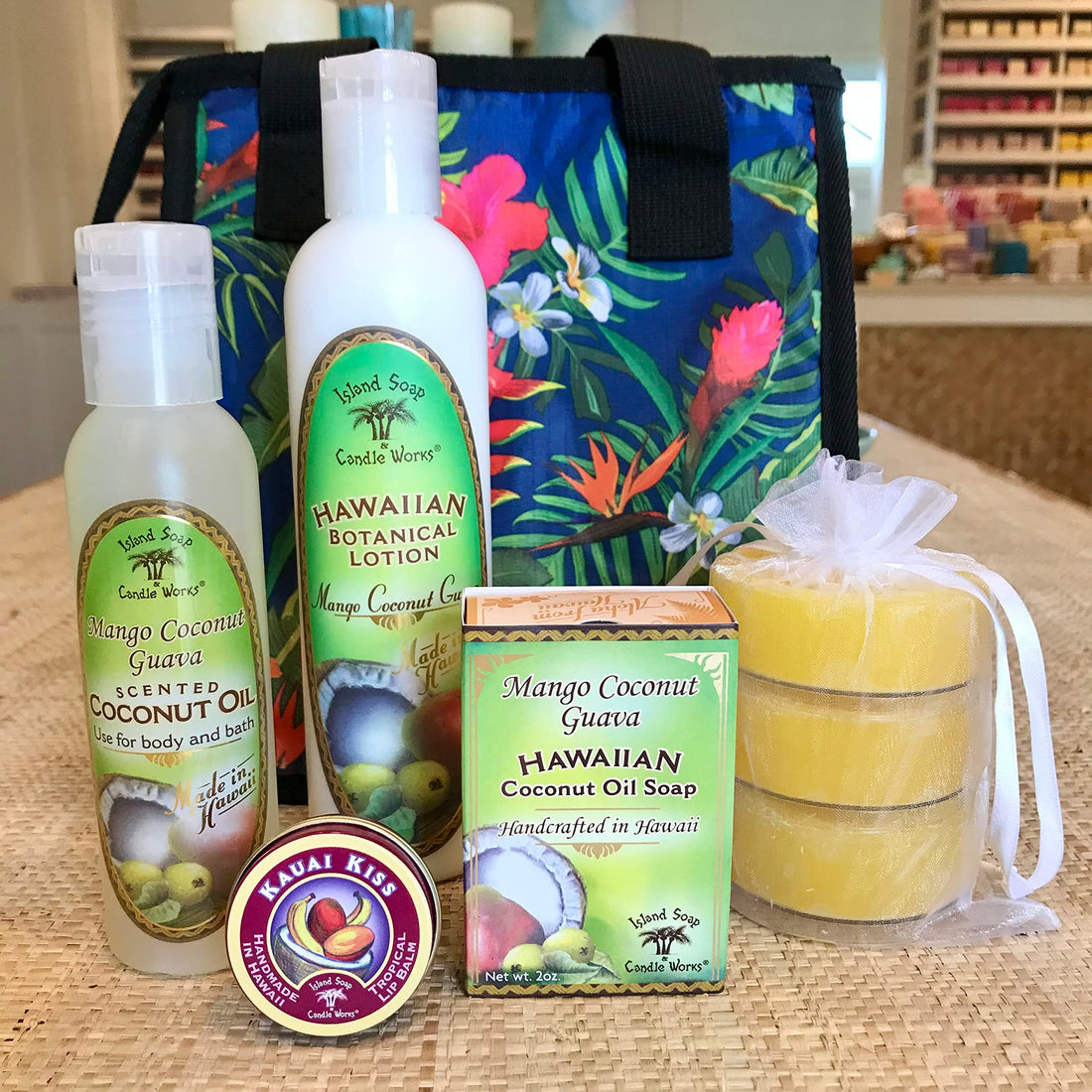 Island Soap & Candle Works Lotion, Mango Coconut Guava, 8.5 Ounce