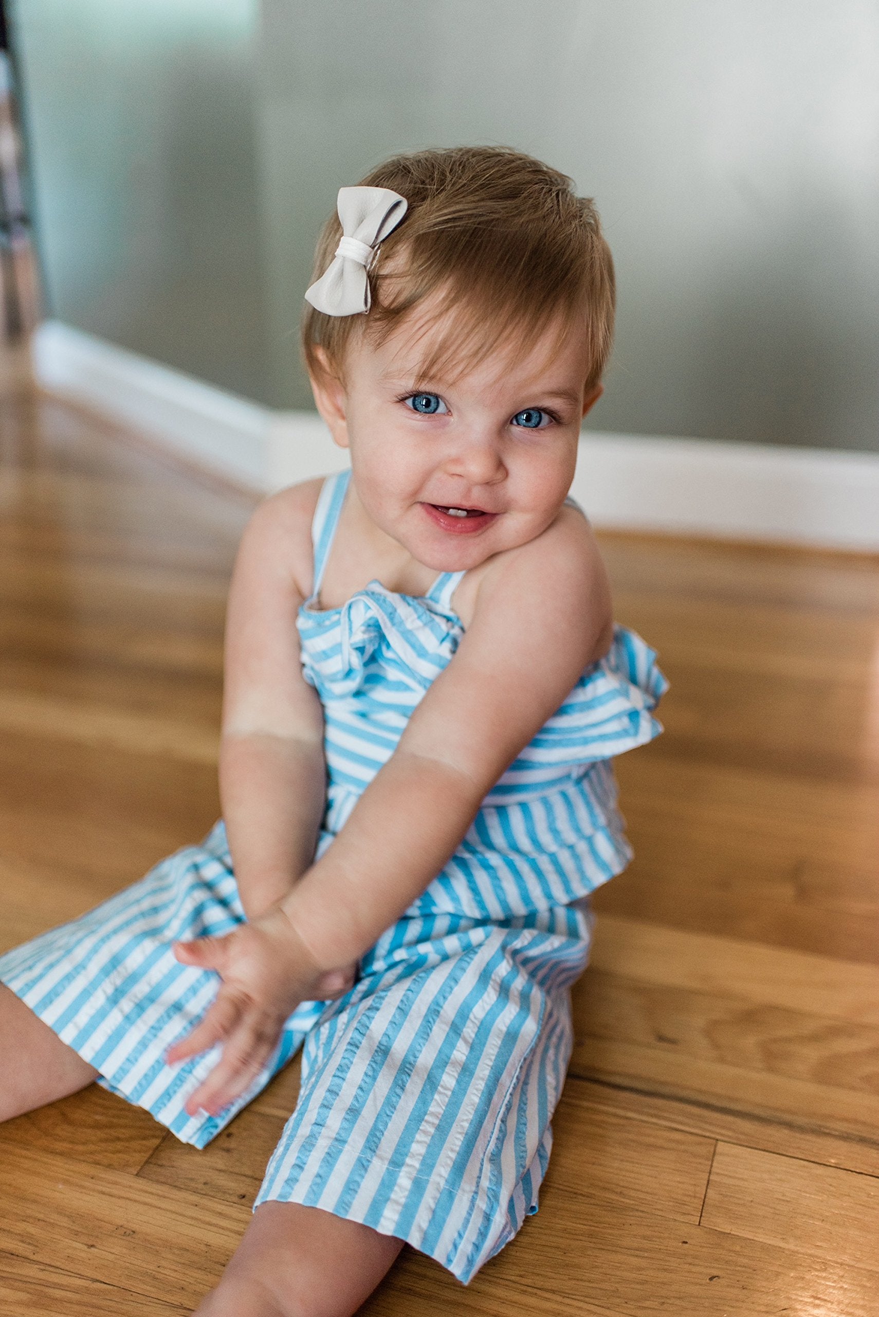 California Tot Non-Slip Fully Lined Alligator Clip Hair Accessories for Fine Hair, Little Girls, Toddlers (Carol Clip Set of 6)