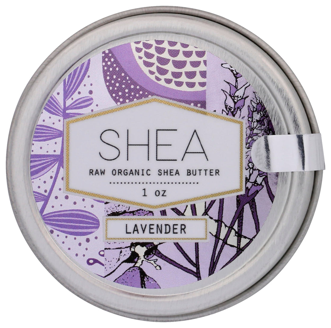 Lavender Shea - Raw Organic Small Batch Shea Butter - Dry Skin, Lips, Hair, Eczema, Scars, Burns...