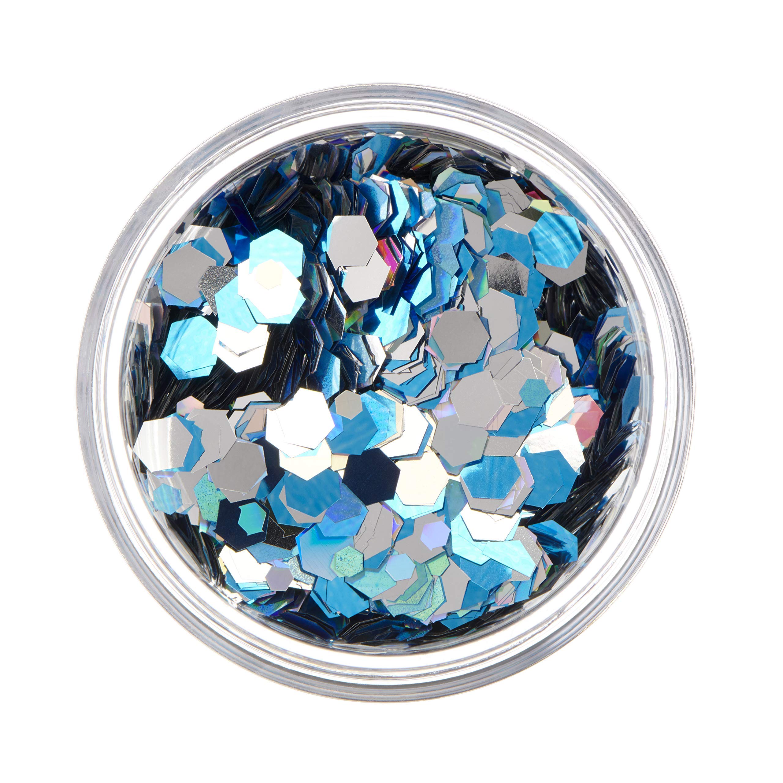 Mystic Chunky Glitter by Moon Glitter – 100% Cosmetic Glitter for Face, Body, Nails, Hair and Lips - 3g - Frozen