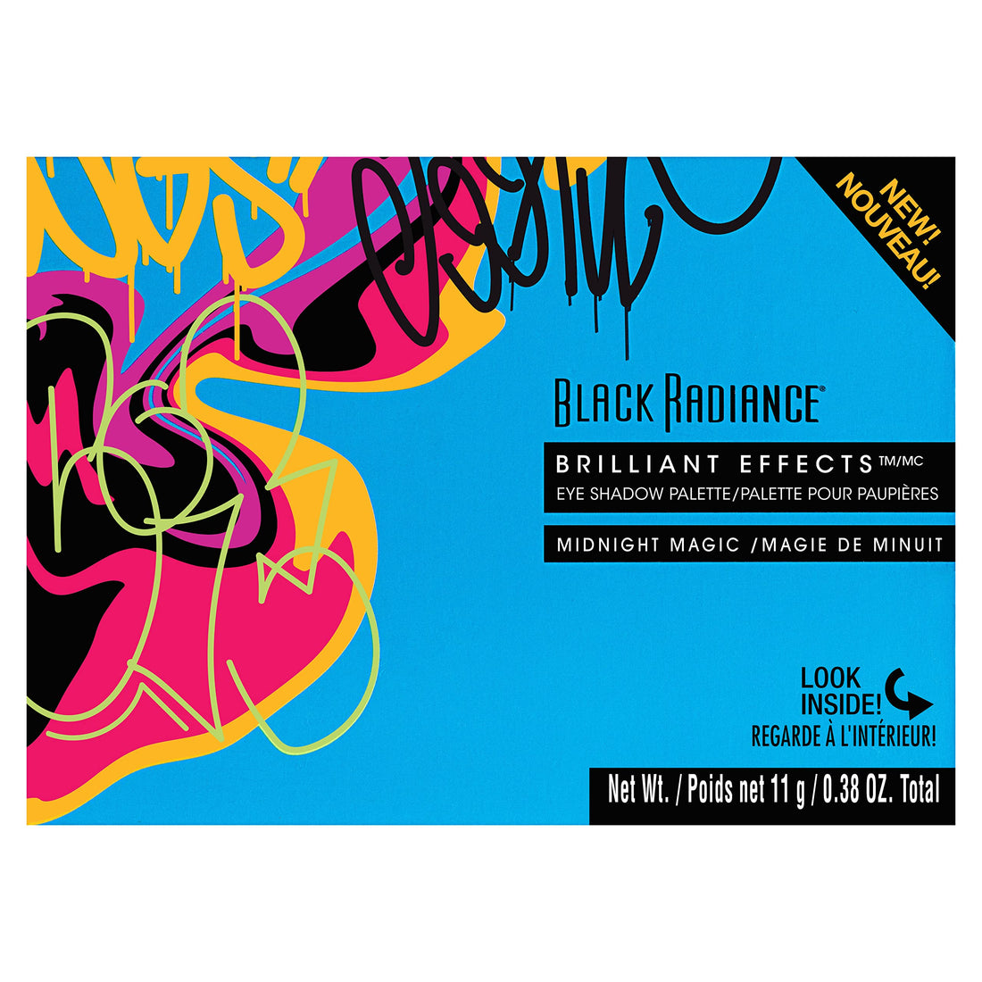 Black Radiance Brilliant Effects Eye Shadow Palette Midnight Magic