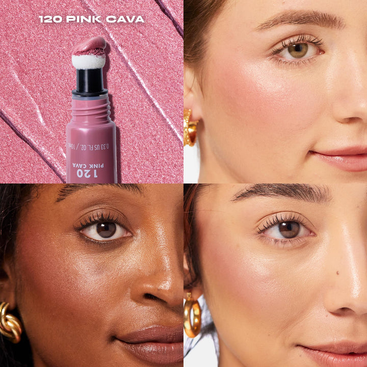 Milani Cheek Kiss Blush + Glow Highlighter - 120 Pink Cava