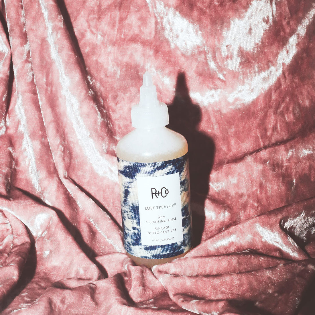 R+Co Lost Treasure Apple Cider Vinegar Hair Rinse + Conditioner Set | Shine-Boosting Hair Treatment for Clean & Healthy Hair | Remove Product Build-Up | Restore Scalp pH | 6.0oz (Set of 2)