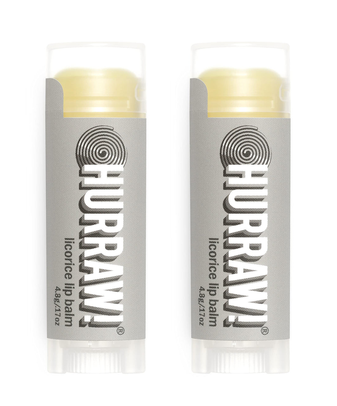 Hurraw! Licorice Lip Balm, 2 Pack: Organic, Certified Vegan, Cruelty and Gluten Free. Non-GMO, 100% Natural Ingredients. Bee, Shea, Soy and Palm Free. Made in USA