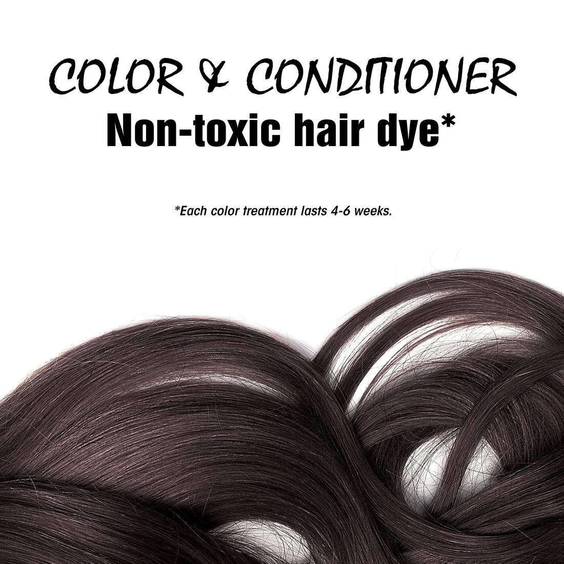 Light Mountain Natural Bulk Hair Color and Conditioner, Black, 16 Ounce