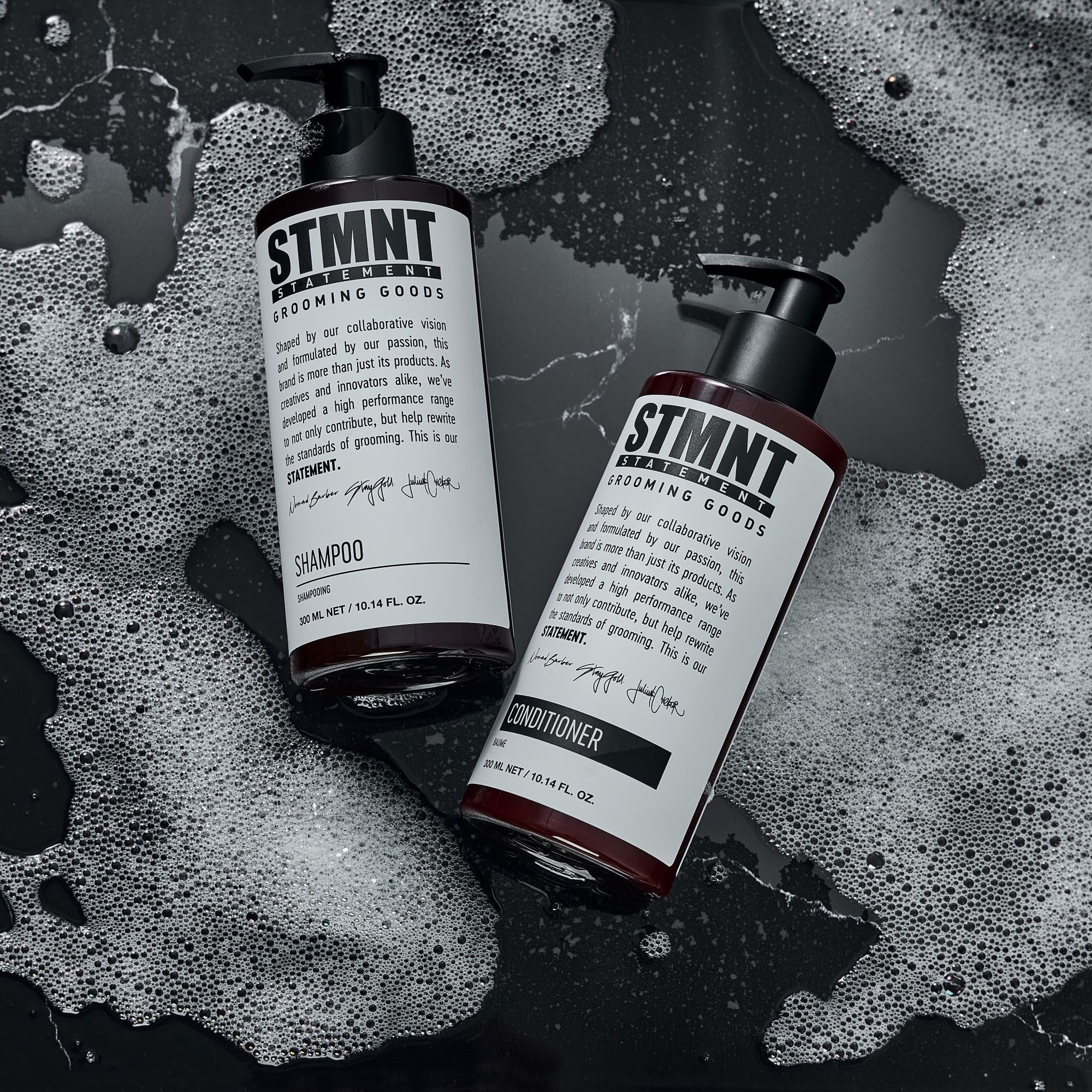 STMNT Grooming Goods Conditioner with Activated Charcoal & Menthol, 10.1 Oz