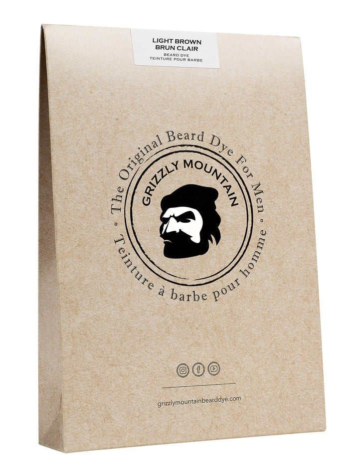 Grizzly Mountain Beard Dye Grizzly Mountain Beard Dye - Organic & Natural Light Brown Beard Dye